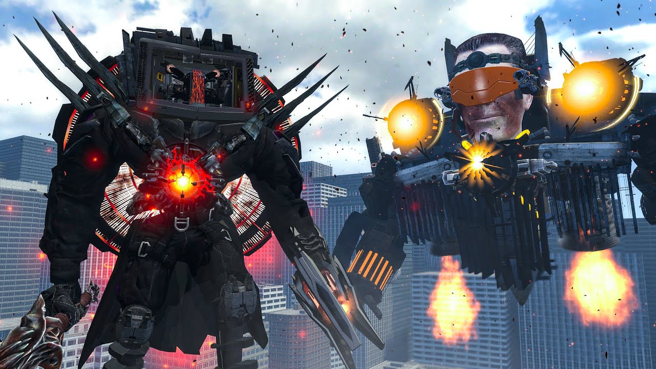 TITAN TV MAN THE WATCHMAN OF DOOM VS UPGRADED G TOILET 5.0 AND OTHER SKIBIDI TOILET BOSSES!