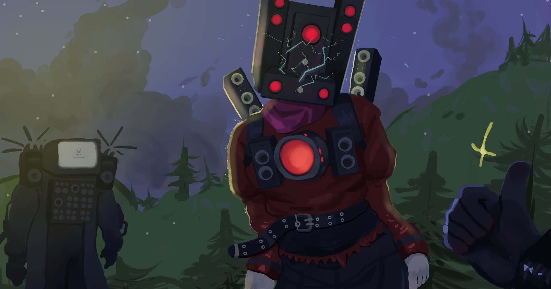 Titan Tv Man Wallpaper