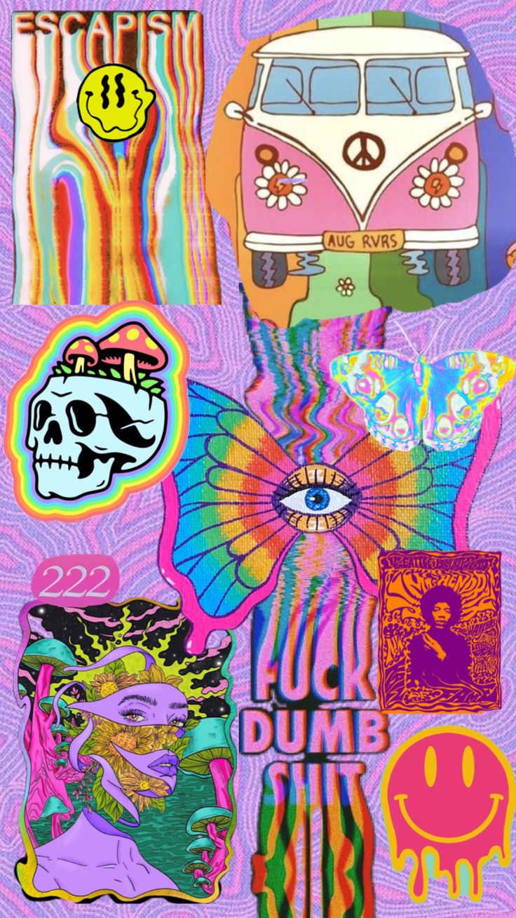 #groovy #hippy #hippyvibes #art #inspo #vibes #vibey #colorful #aesthet. Hippie painting