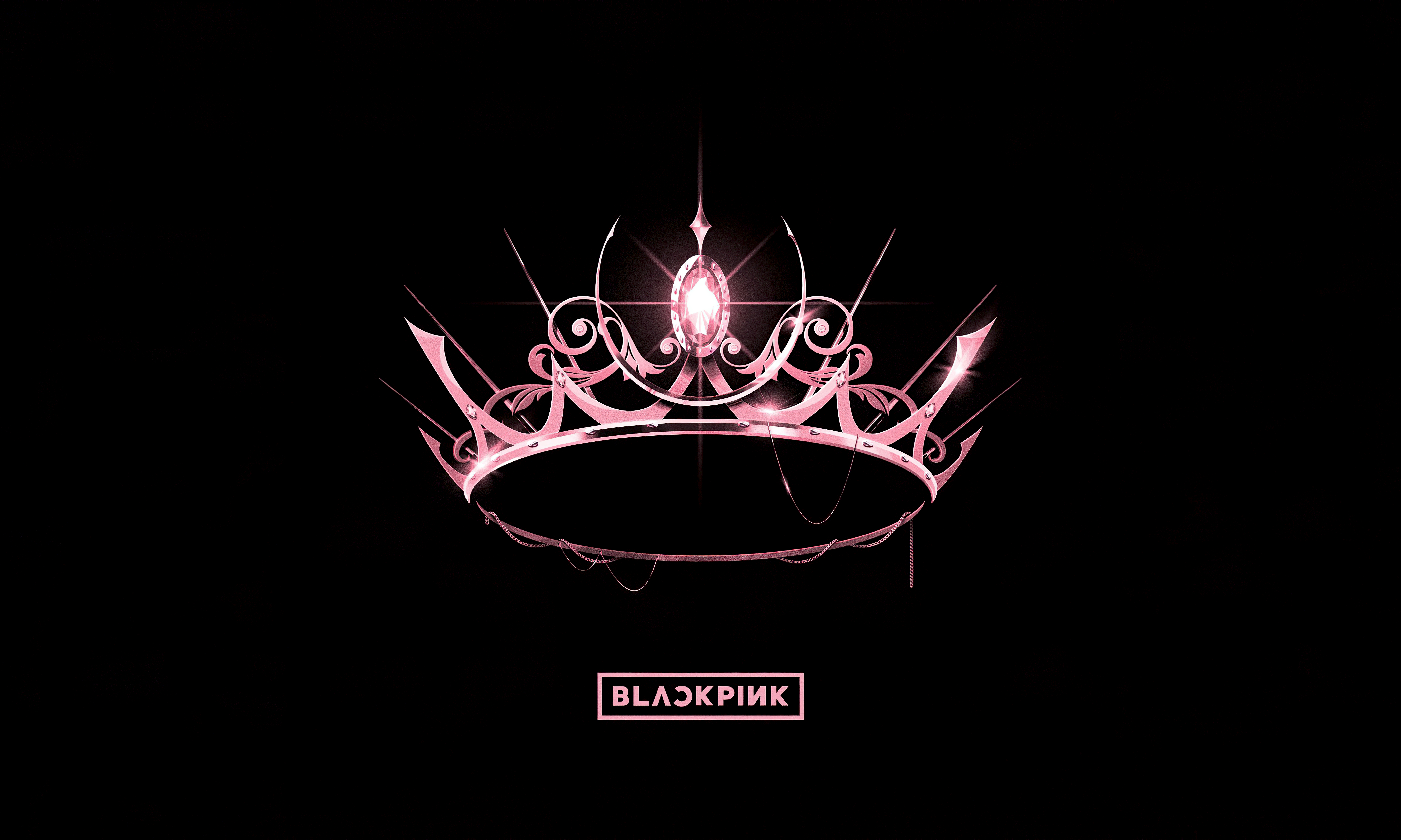 Blackpink Wallpaper 4K, The Album, K Pop, Crown