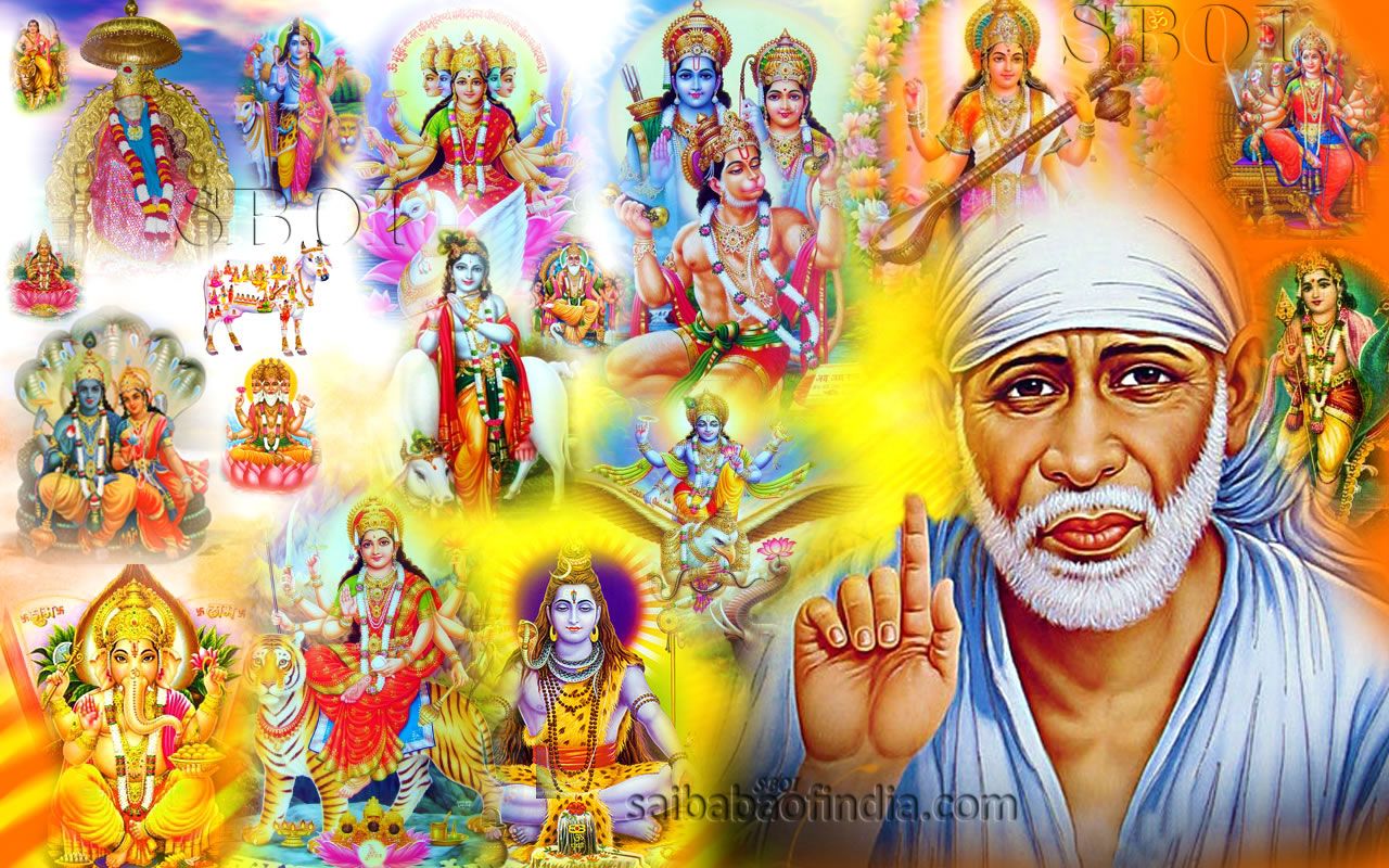 Sai Baba Of India -Wallpaper Zodiac sign wllpapers