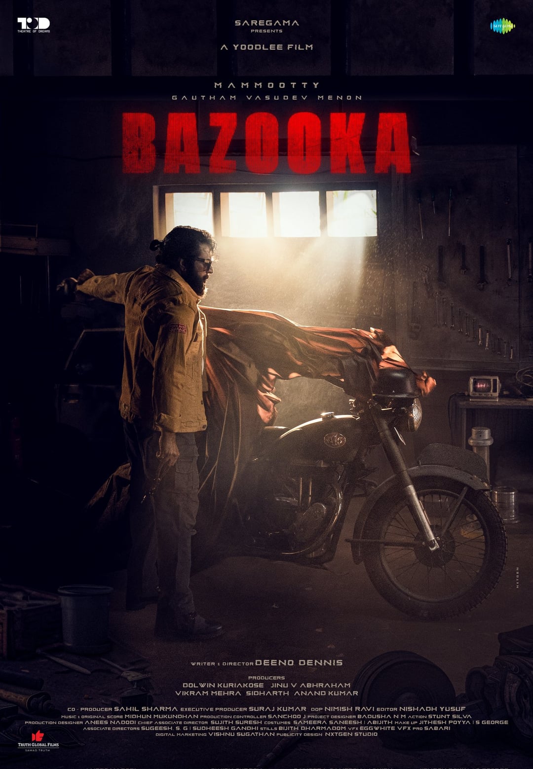 First Look Poster of Mammookka's Bazooka
