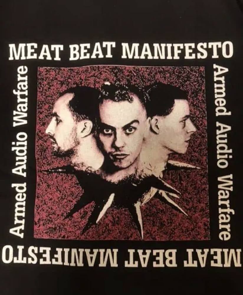 Meat Beat Manifesto Band T Shirt Cotton Black Unisex S 5XL YA1198