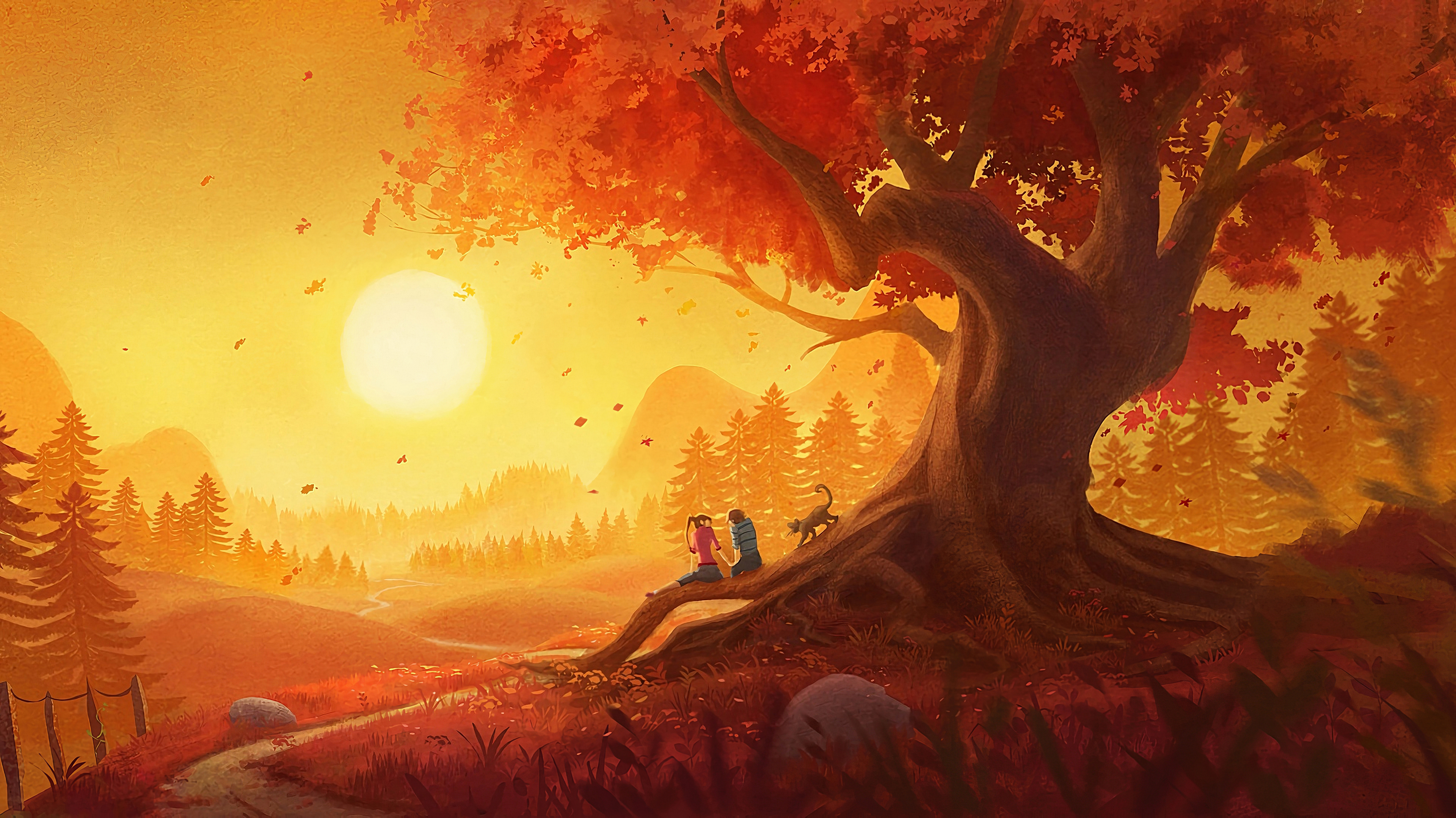 Young Couple The Sunset 4k Laptop Full HD 1080P , HD 4k Wallpaper Image, Background, Photos and Picture