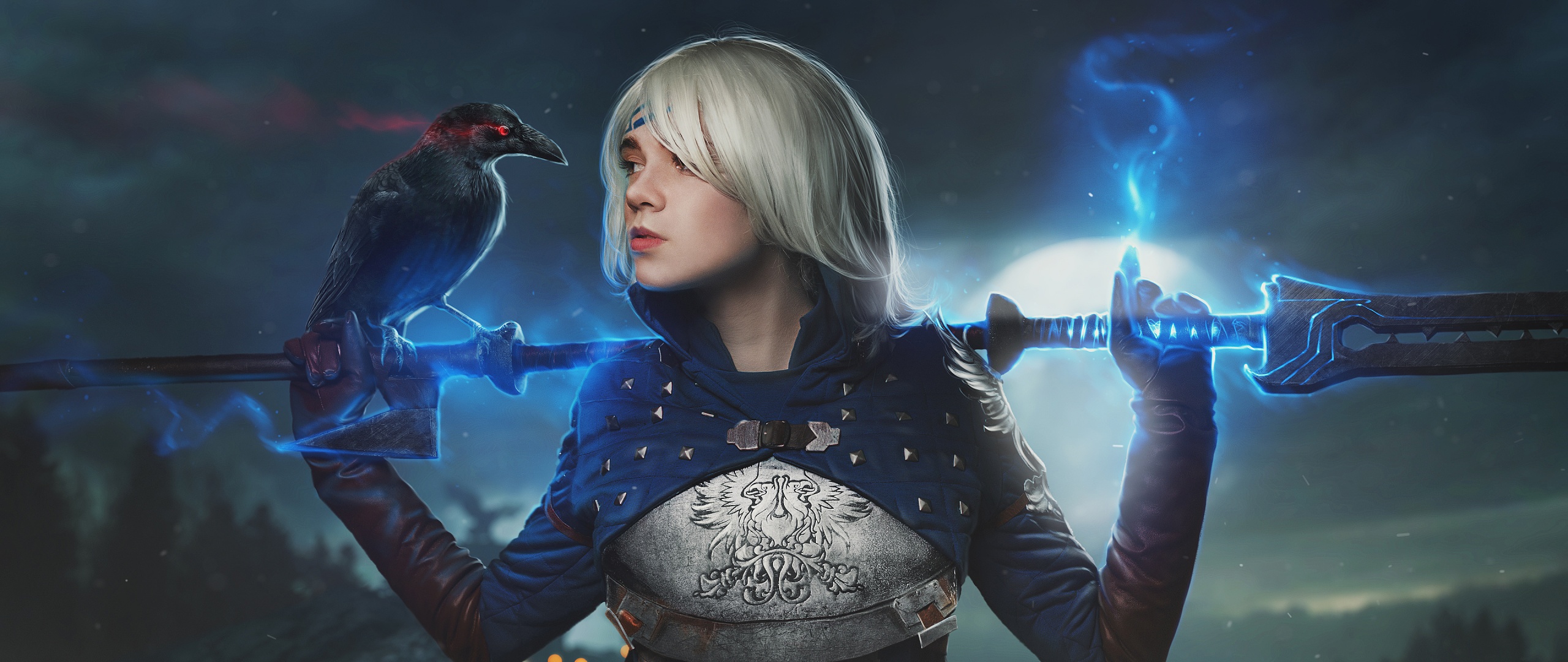 Dragon Age Wallpaper 4K, Cosplay, Crow, Hawke, Magical