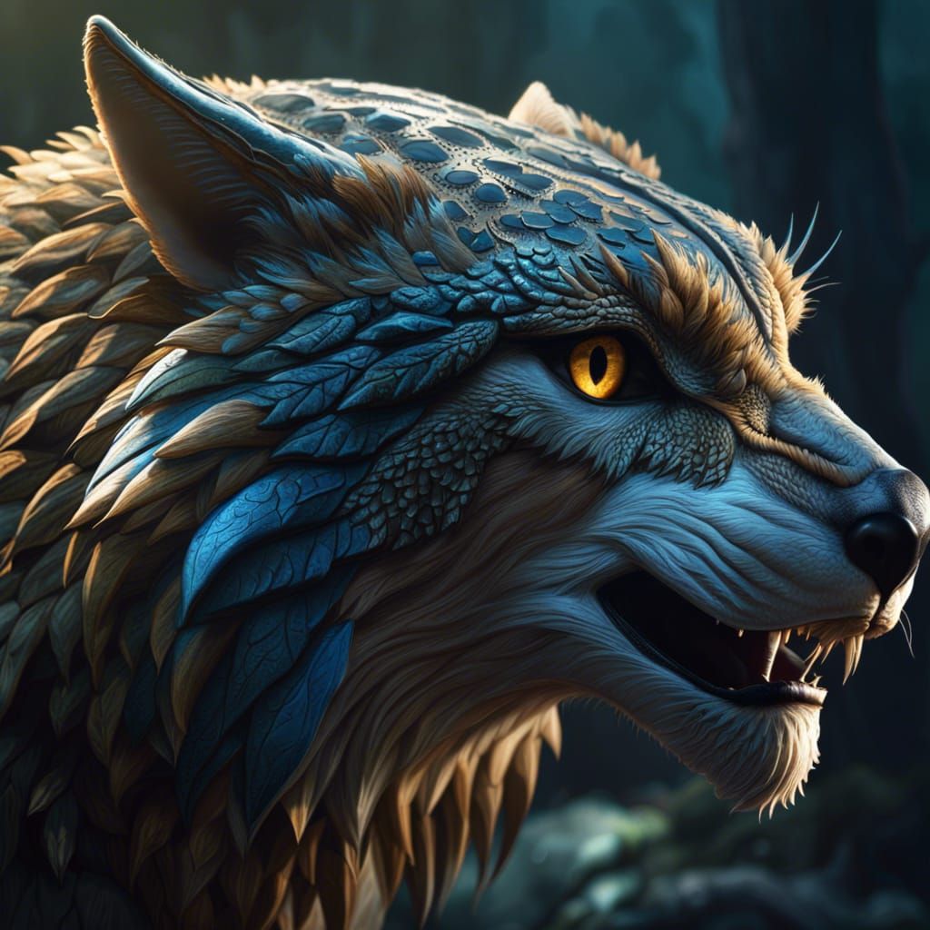 Fantastic Hybrid Animal in 8k Resolution