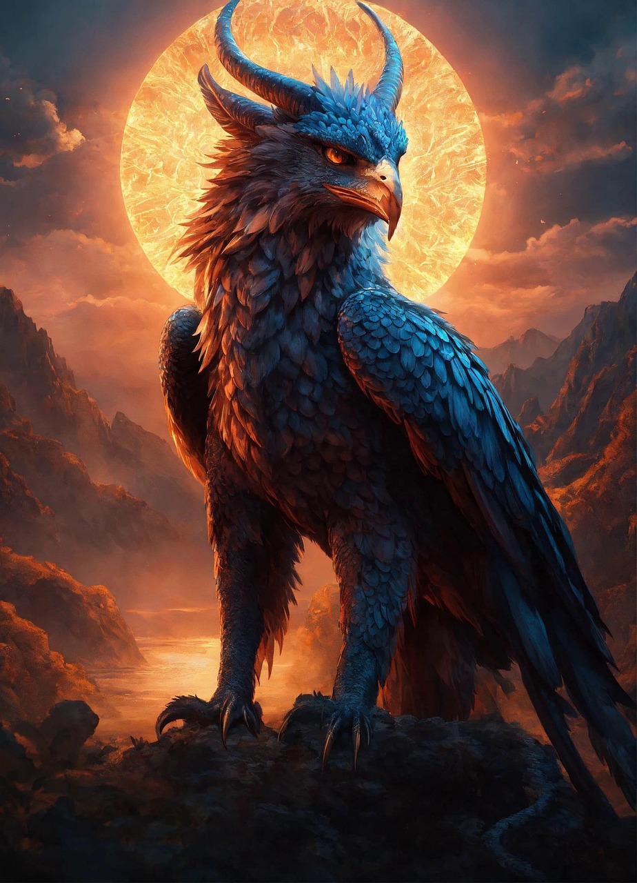 Download Bird Mythical Animal. Royalty Free Stock Illustration Image