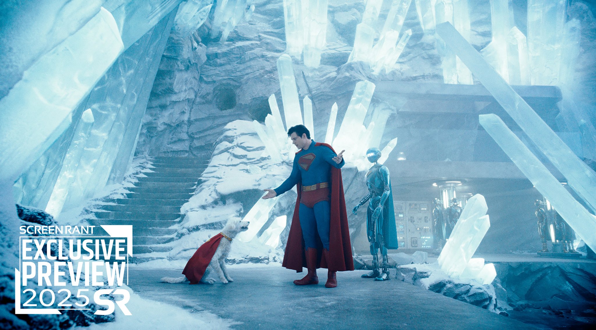 New “Superman” Movie Image Features Fortress of Solitude, Krypto and Robots