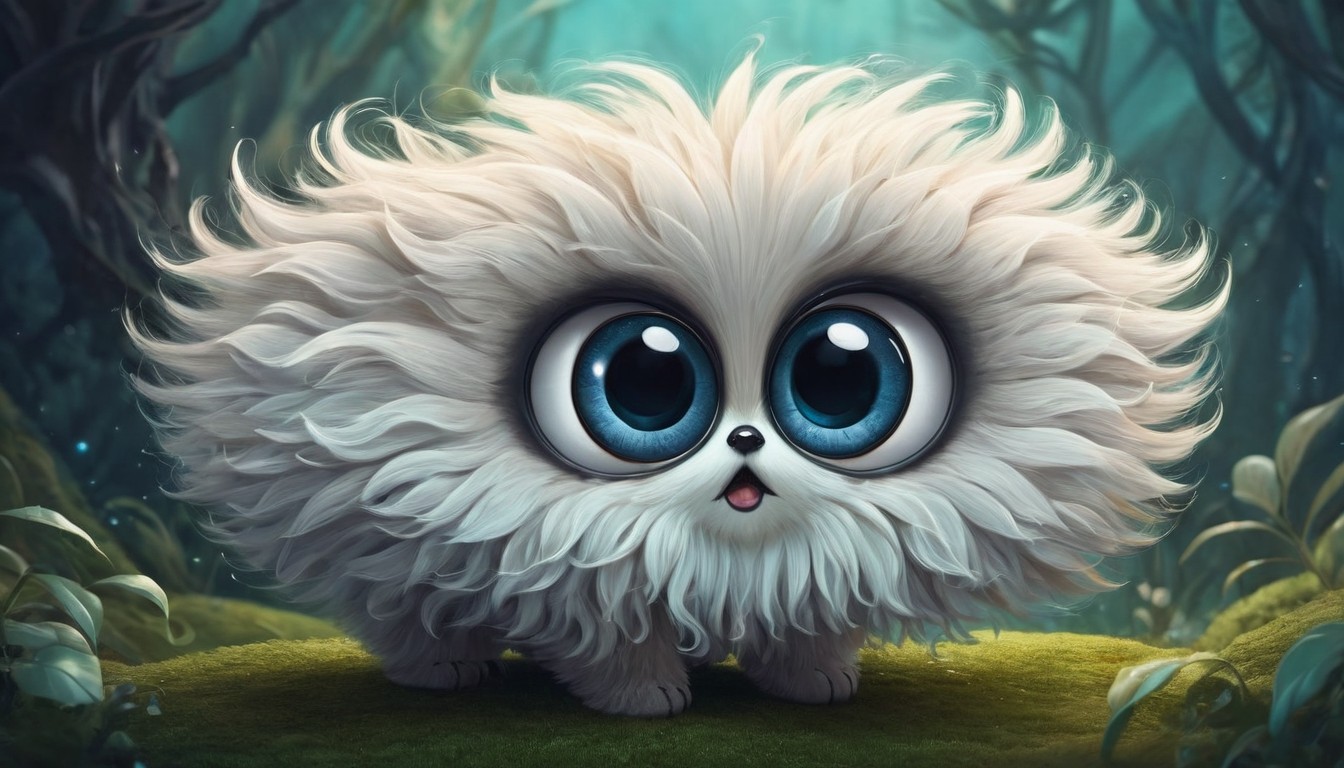 Cute and Adorable Fantasy Creature. Stable Diffusion Online