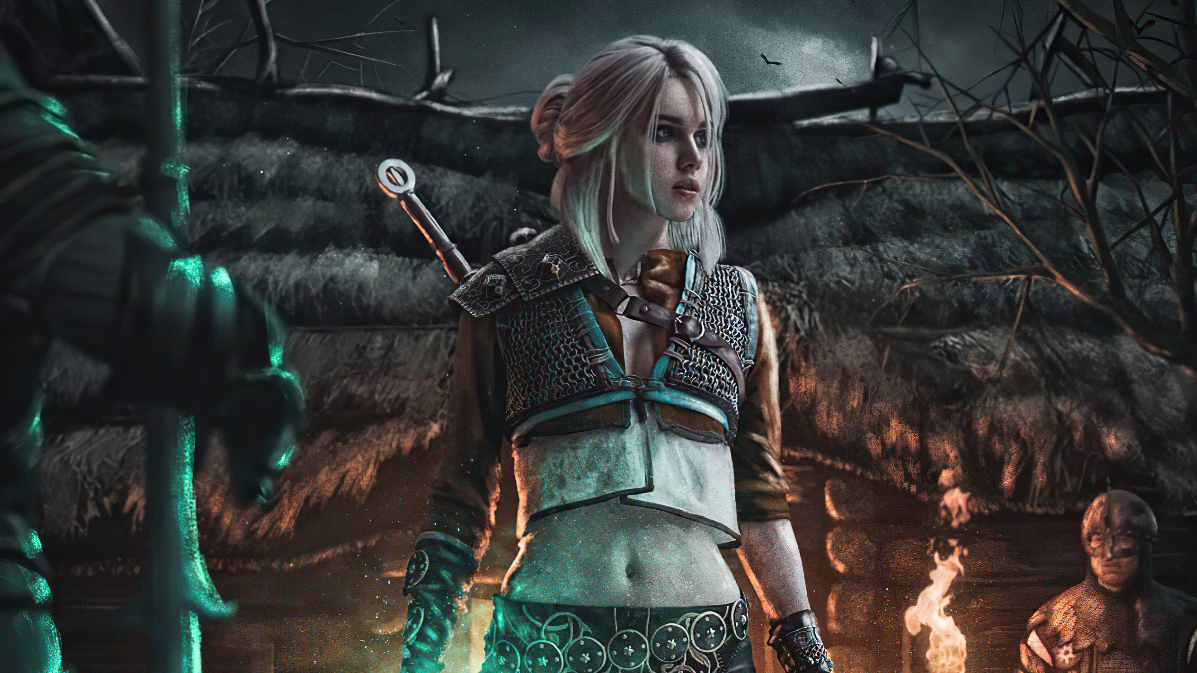 Cyberpunk Ciri The Witcher 3 4k Wallpaper, HD Games Wallpaper, 4k Wallpaper Image, Background, Photos and Picture