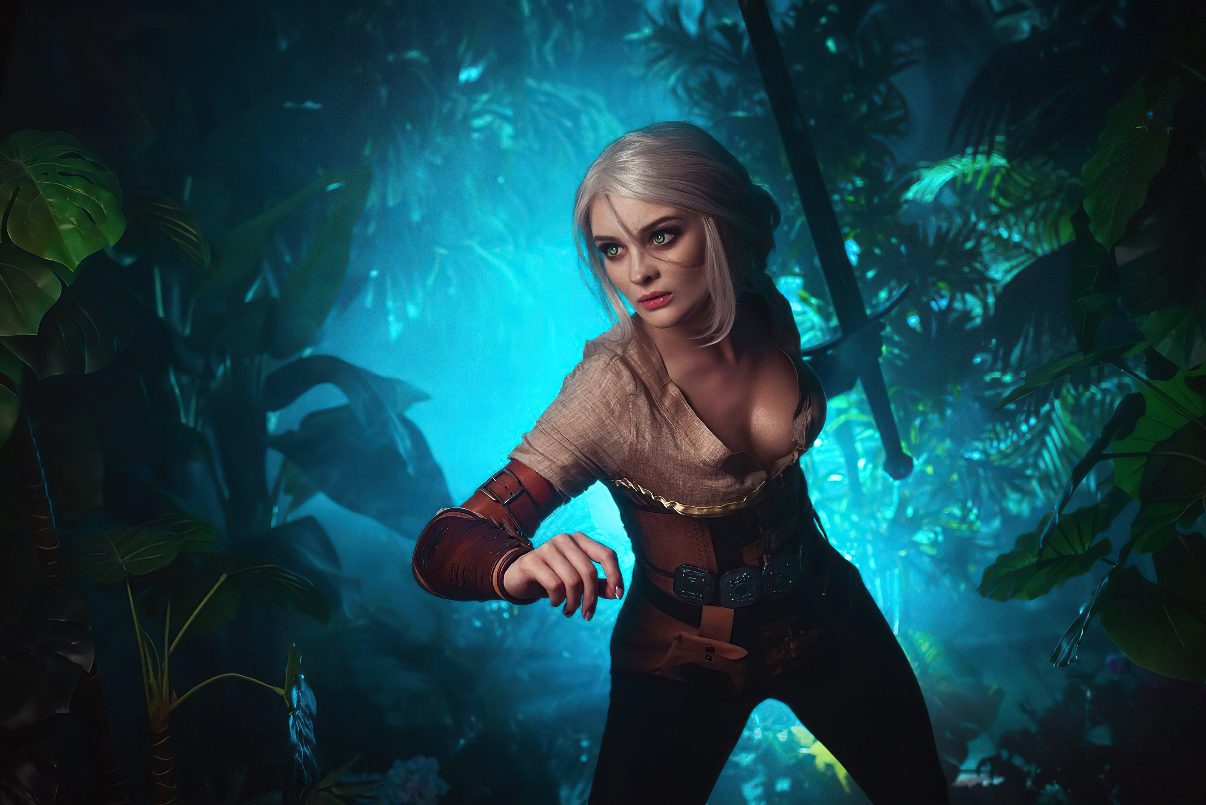 Ciri from The Witcher 3 Wallpaper 4k for Desktop