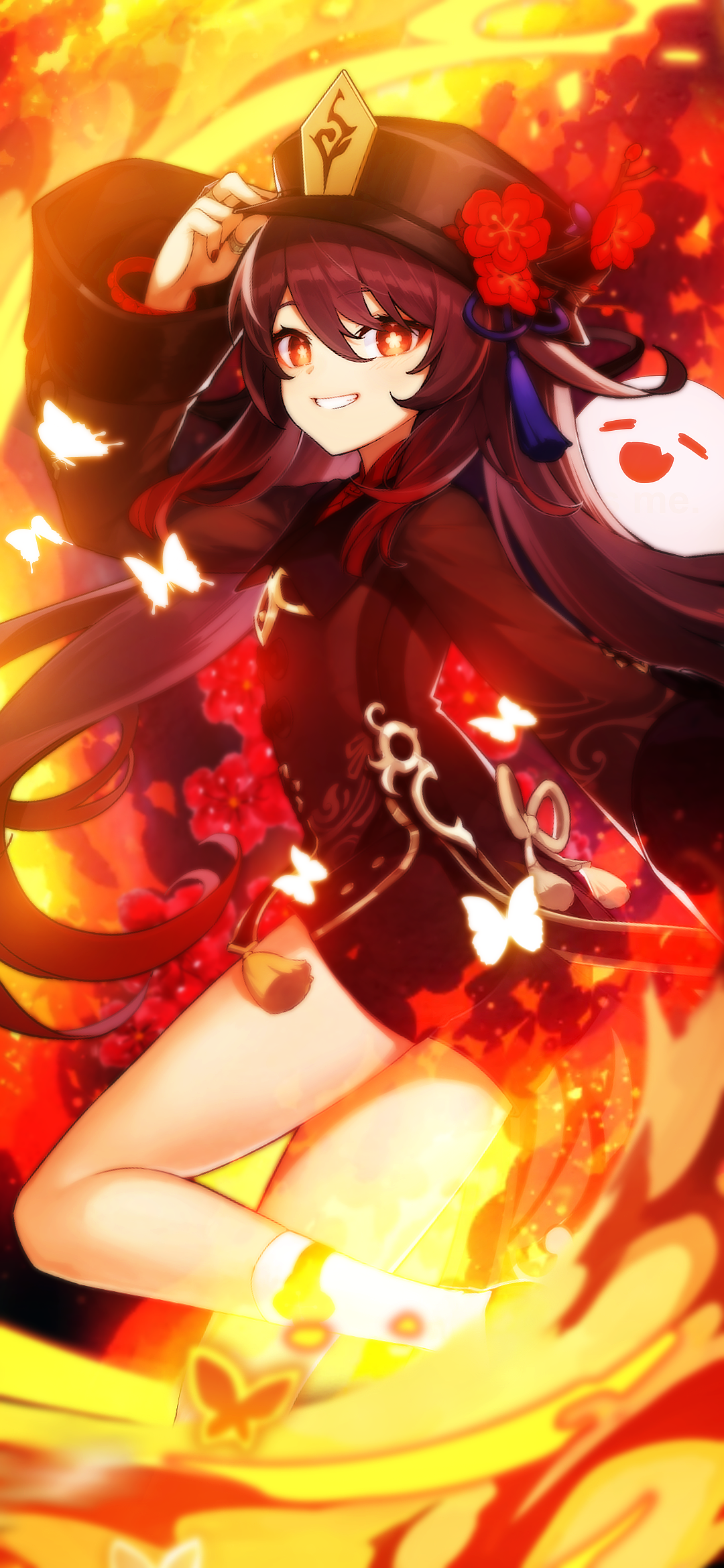 Made A Hu Tao Edit. Wallpaper For Smartphones, Feel Free To Use, R Genshin_Impact