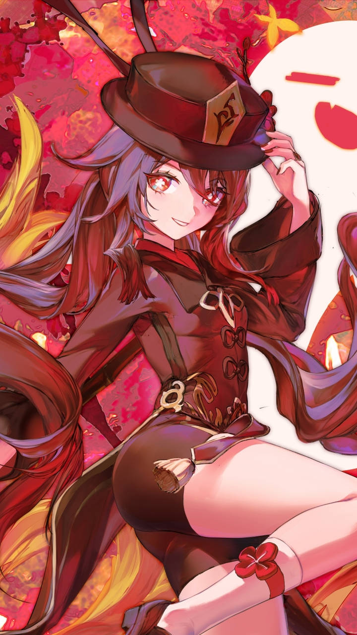 Download Hu Tao Genshin Impact Phone Wallpaper