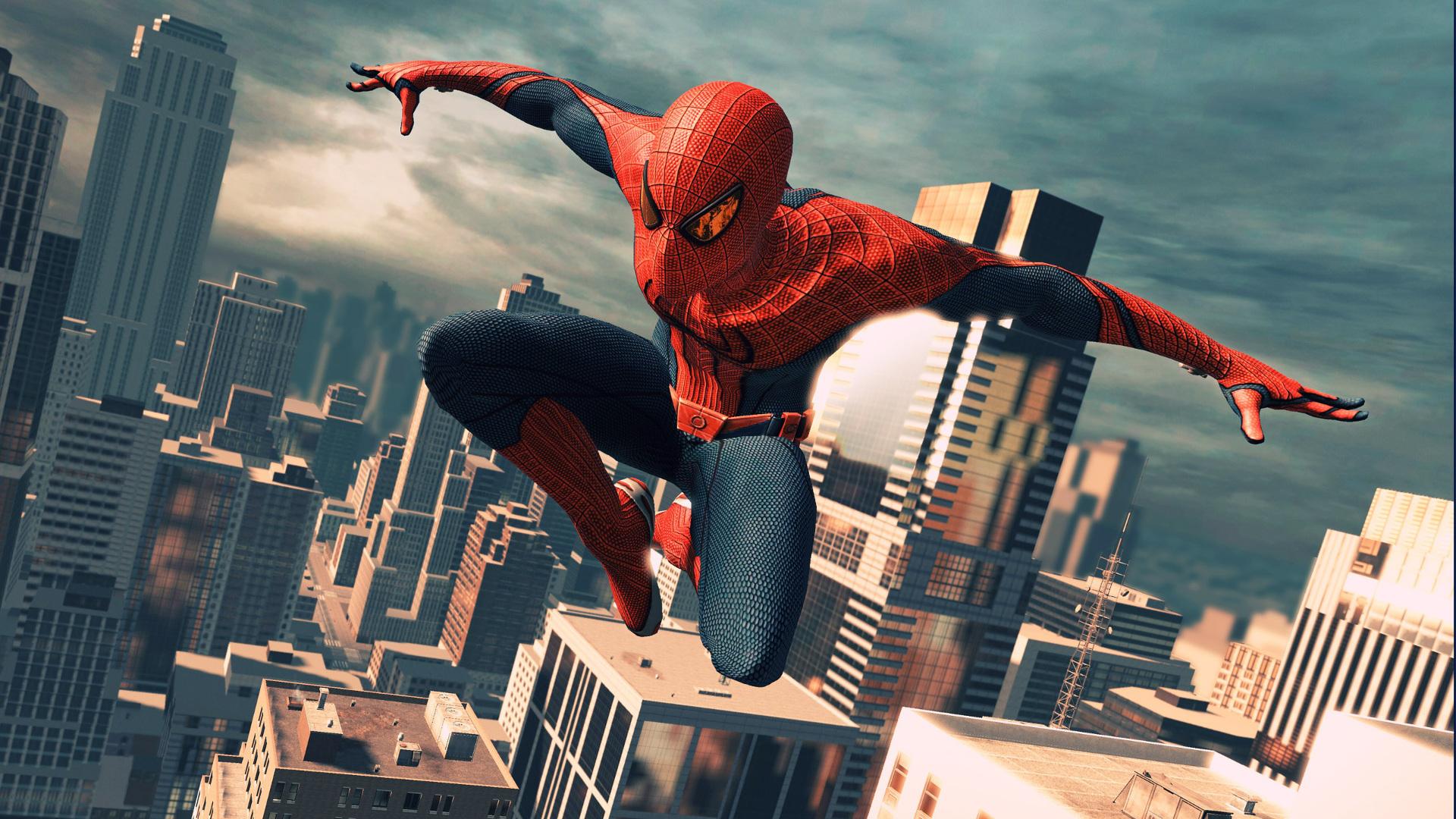 THE AMAZING SPIDER MAN Spiderman Jumping Wallpaper Wallpaper HD / Desktop And Mobile Background