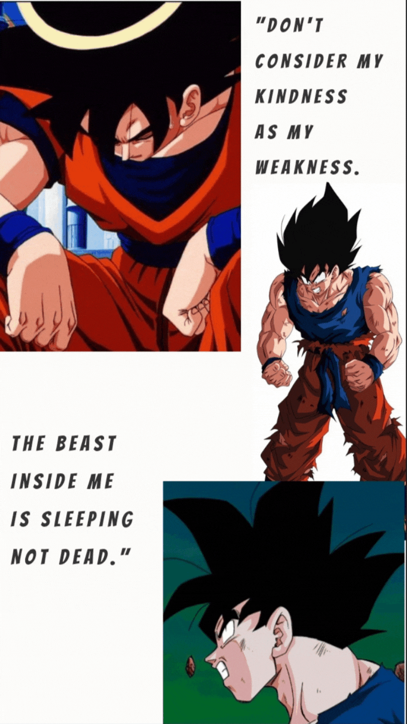 MOTIVATIONAL GOKU QUOTES