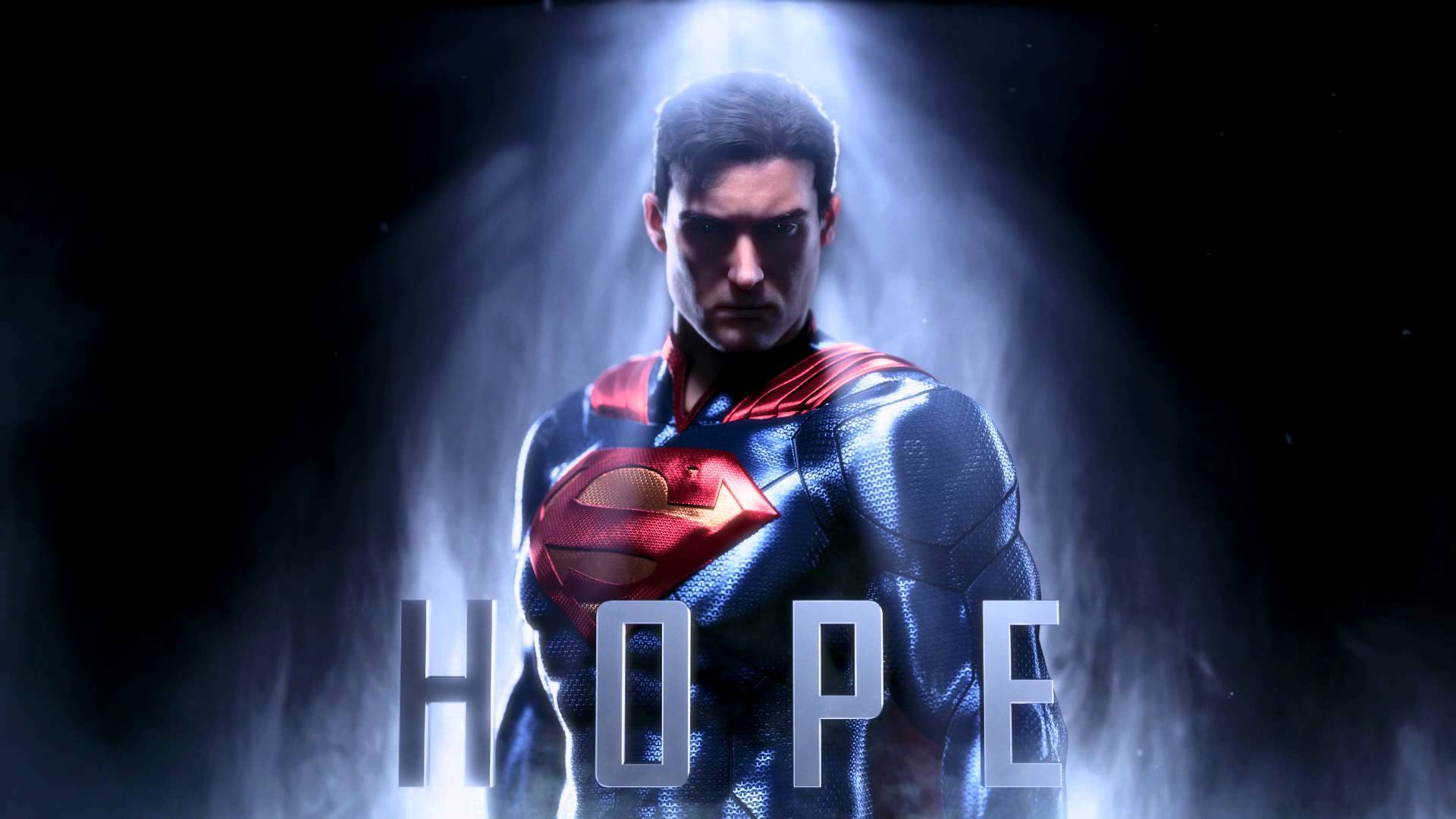 Wallpaper look, hope, the inscription, costume, symbol, Superman, symbol, Superman for mobile and desktop, section игры, resolution 1920x1080