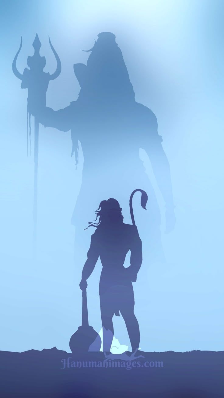hanuman and shiva wallpaper 4k
