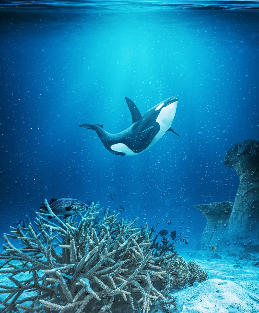 Killer Whale Coral Reef Fish