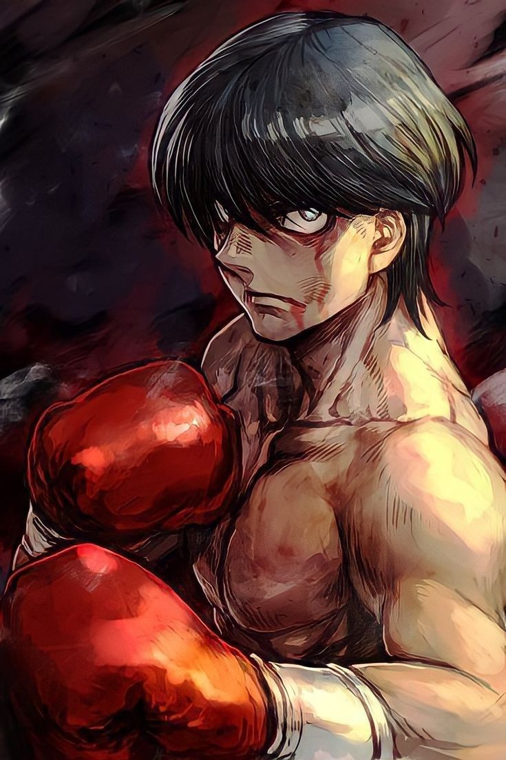 Épinglé par ✩┄•͙✧⃝•͙┄f3yser┄•͙✧⃝•͙┄✩ sur hajime no ippo. Fond d'ecran dessin, Modele peinture, Dessins d'anime