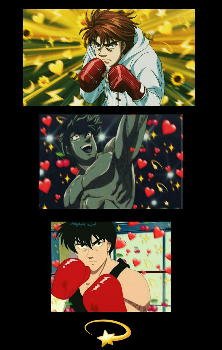 Hajime no ippo aesthetic #Volg Zangief #Sendo Takeshi #Miyata İchiro
