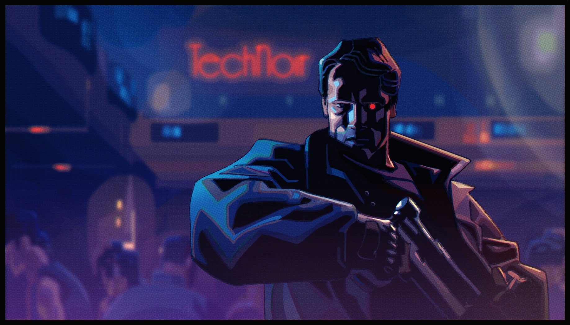 vitaliy shushko Noir moment. Love this scene. Very 80th representative:) #terminator1984