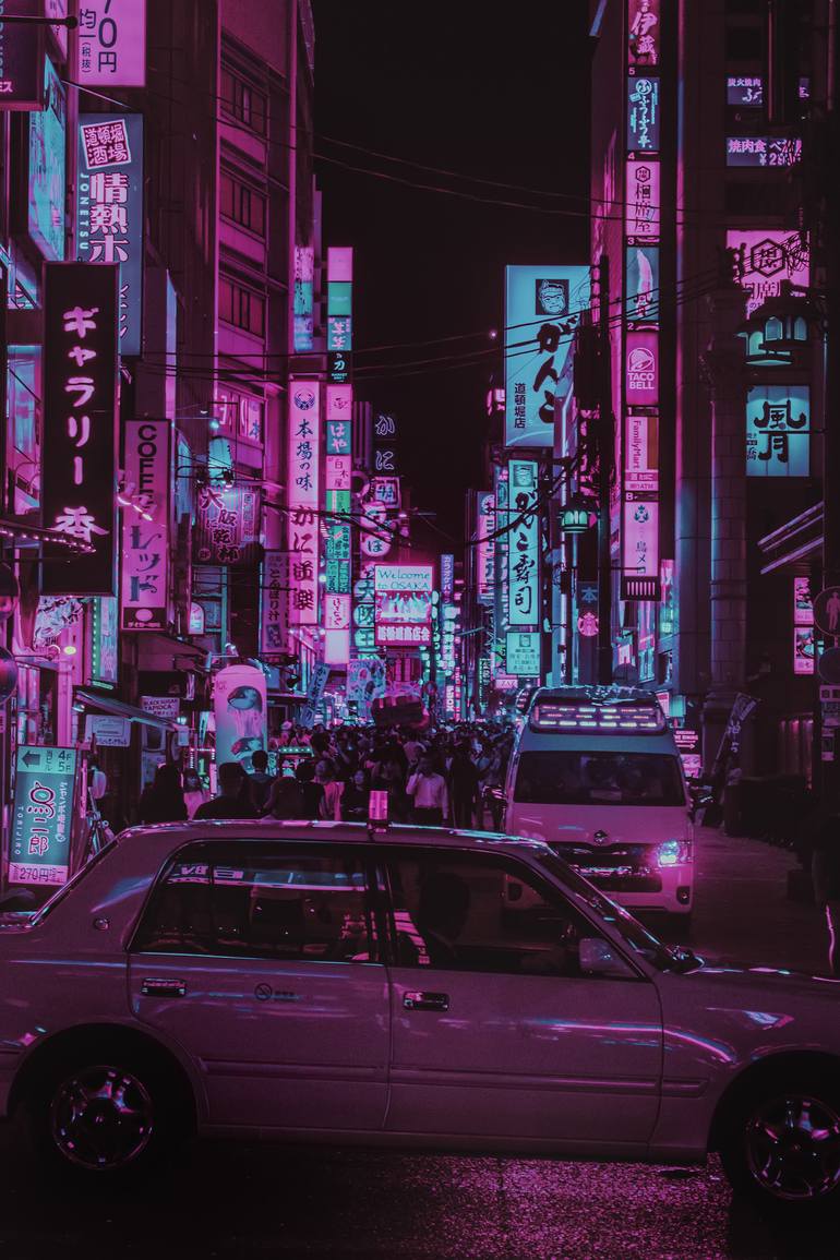 Japan Tech Noir 02 Photography by Marco Catullo. Saatchi Art Switzerland