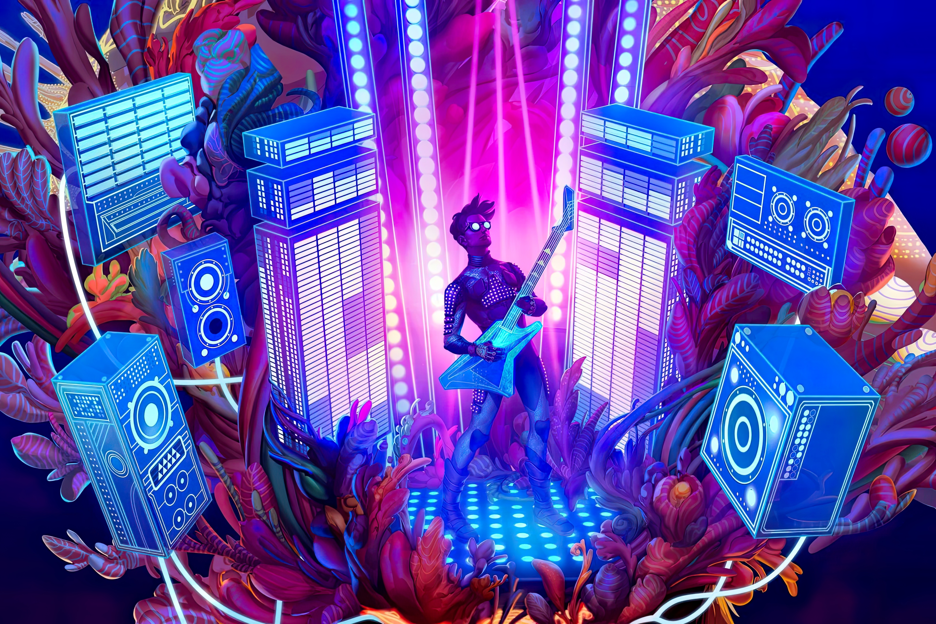 The Artful Escape HD Wallpaper Guitar Performance