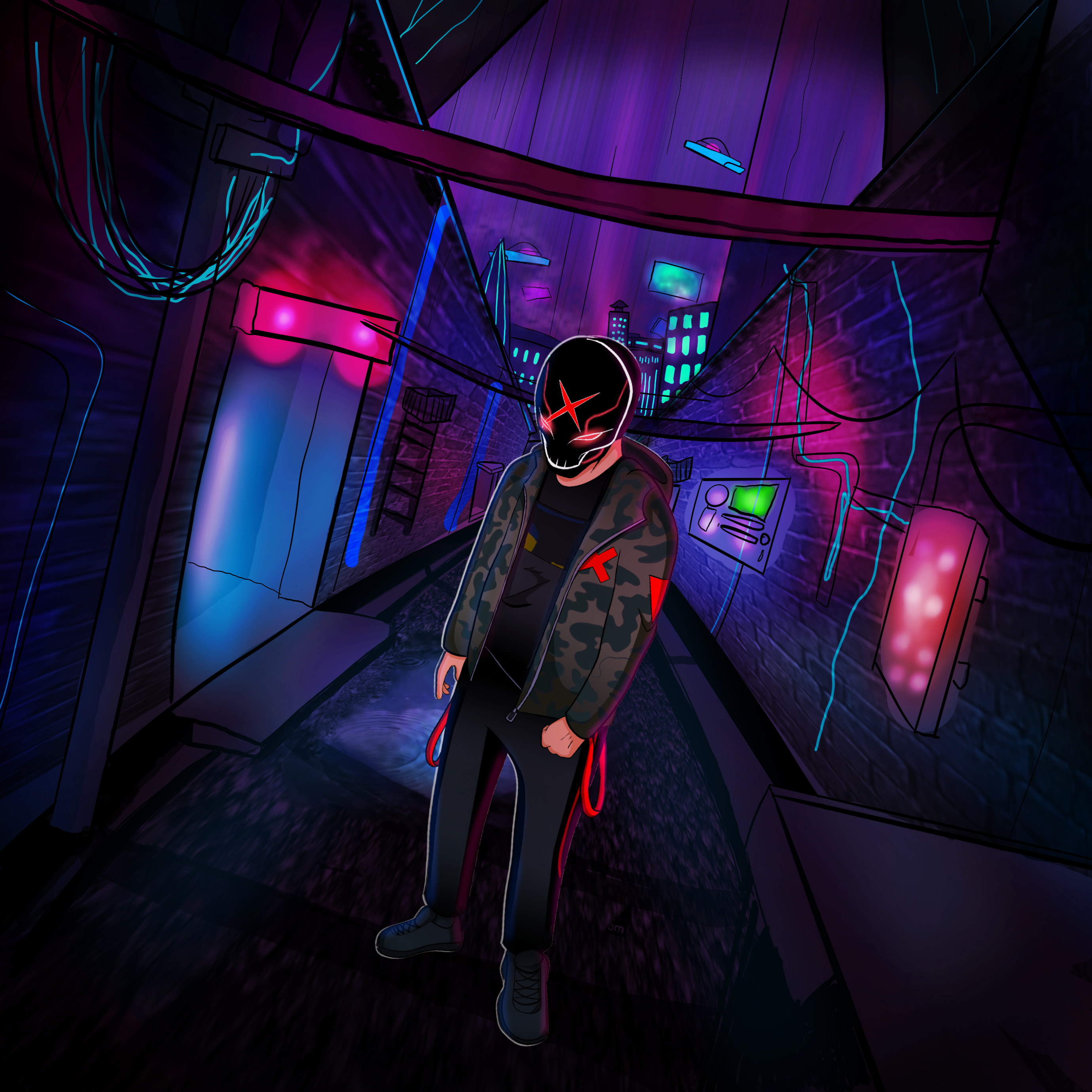 Tech Noir, me, digital, 2020