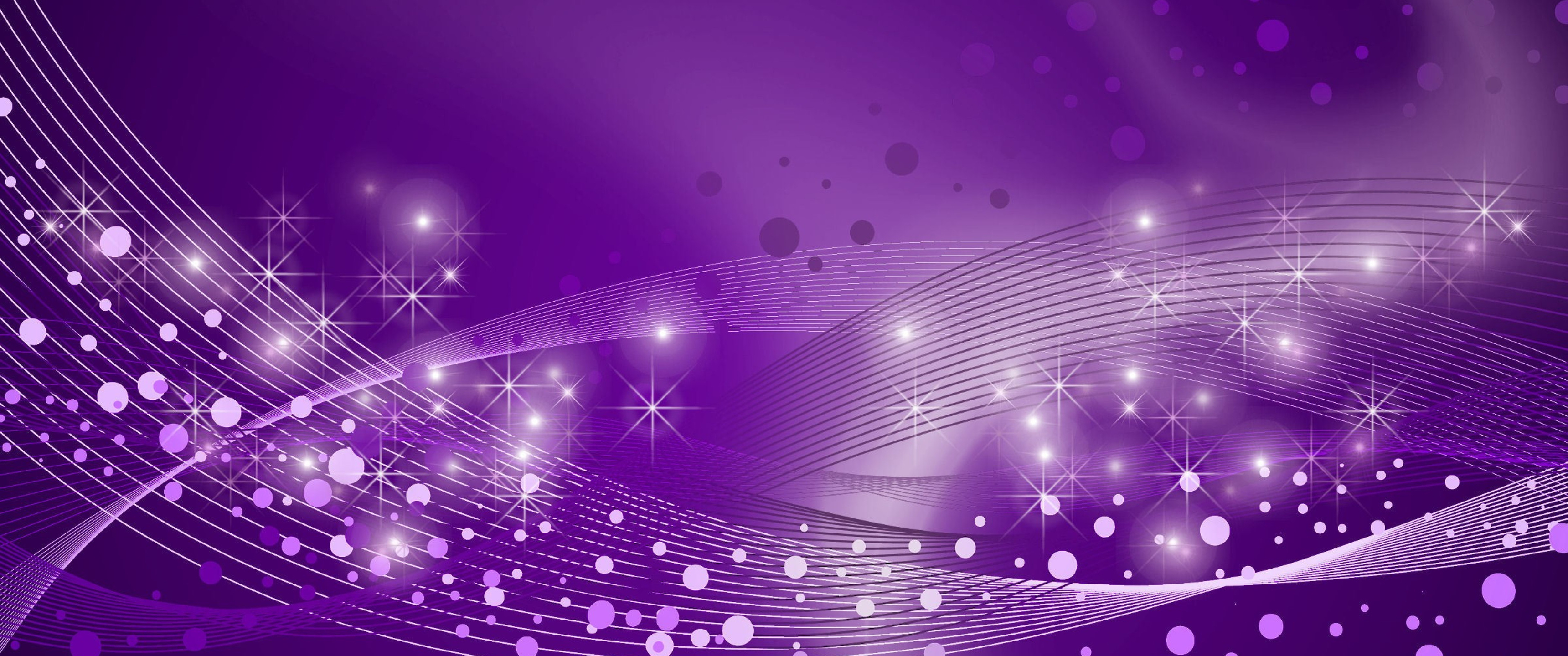 Download Sparks purple background, Lines, Circles, Stars, Purple, Background, Sparks Wallpaper in 3440x1440 Resolution