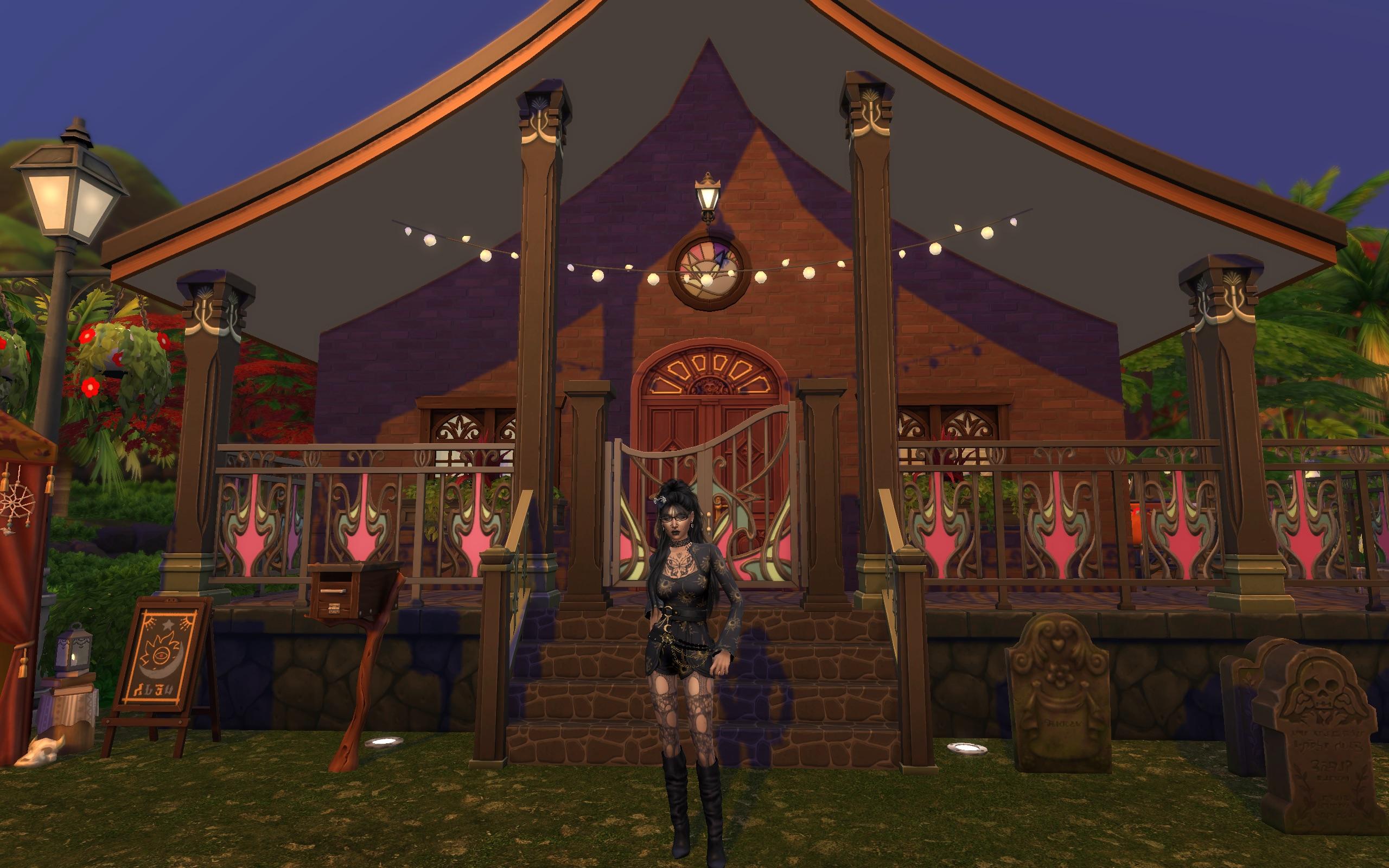 my whimsigoth sims household!