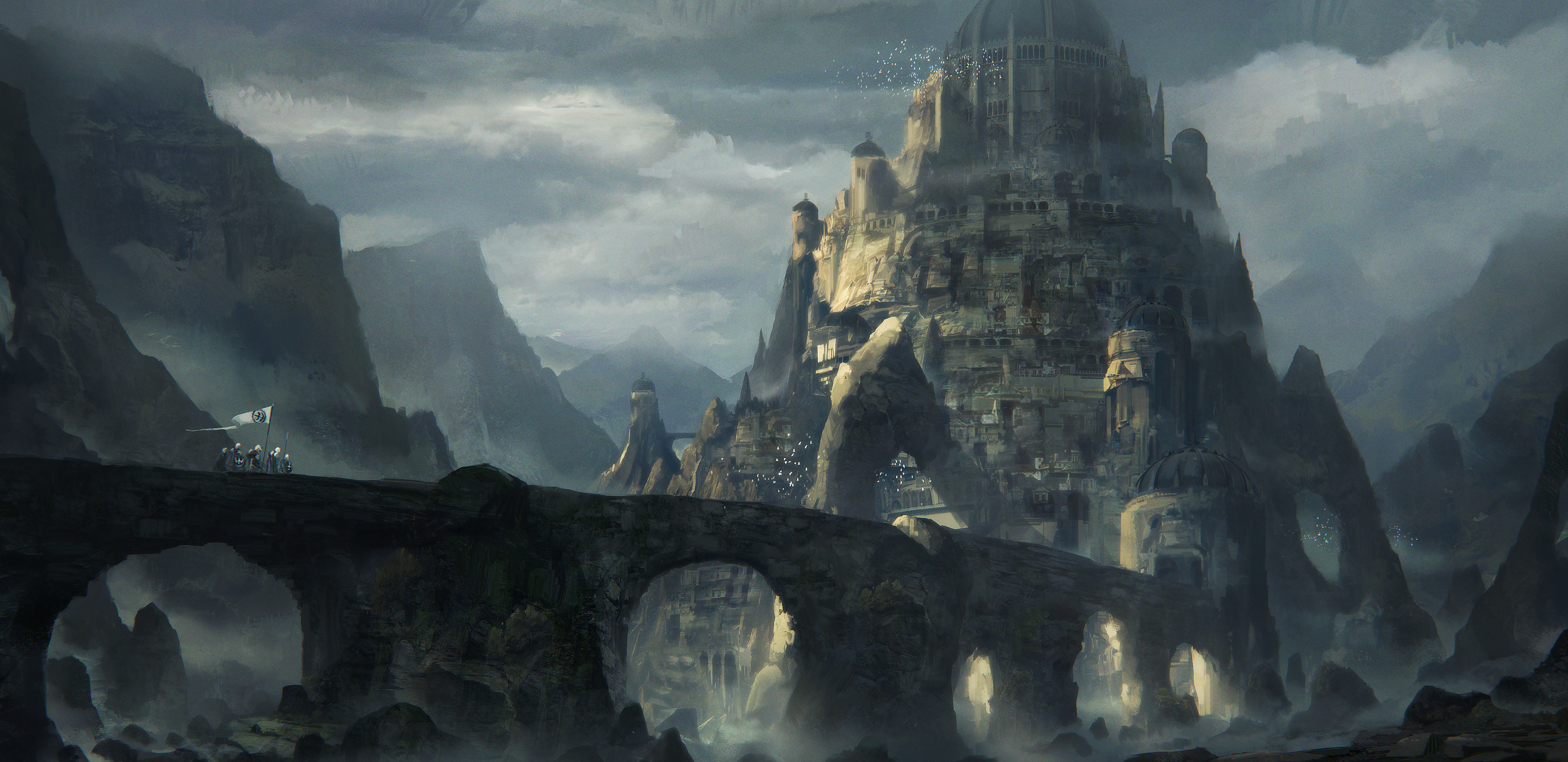 Epic Game of Thrones HD Wallpaper: Bridge to the Enchanted Castle