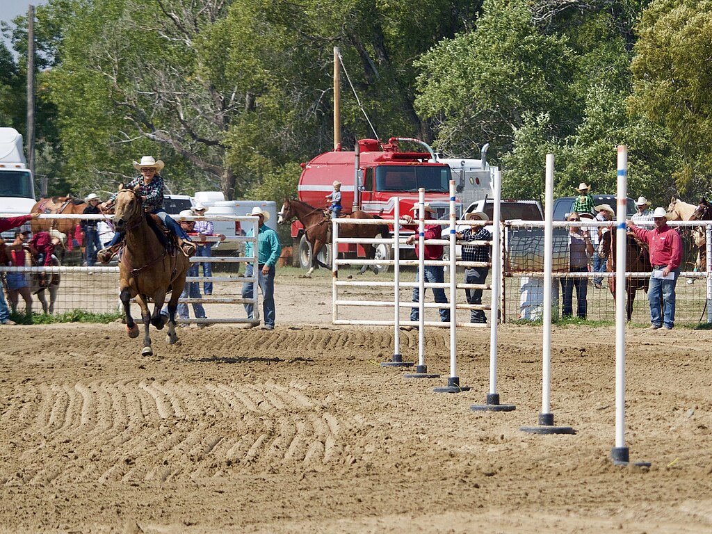 Pole bending Wyoming