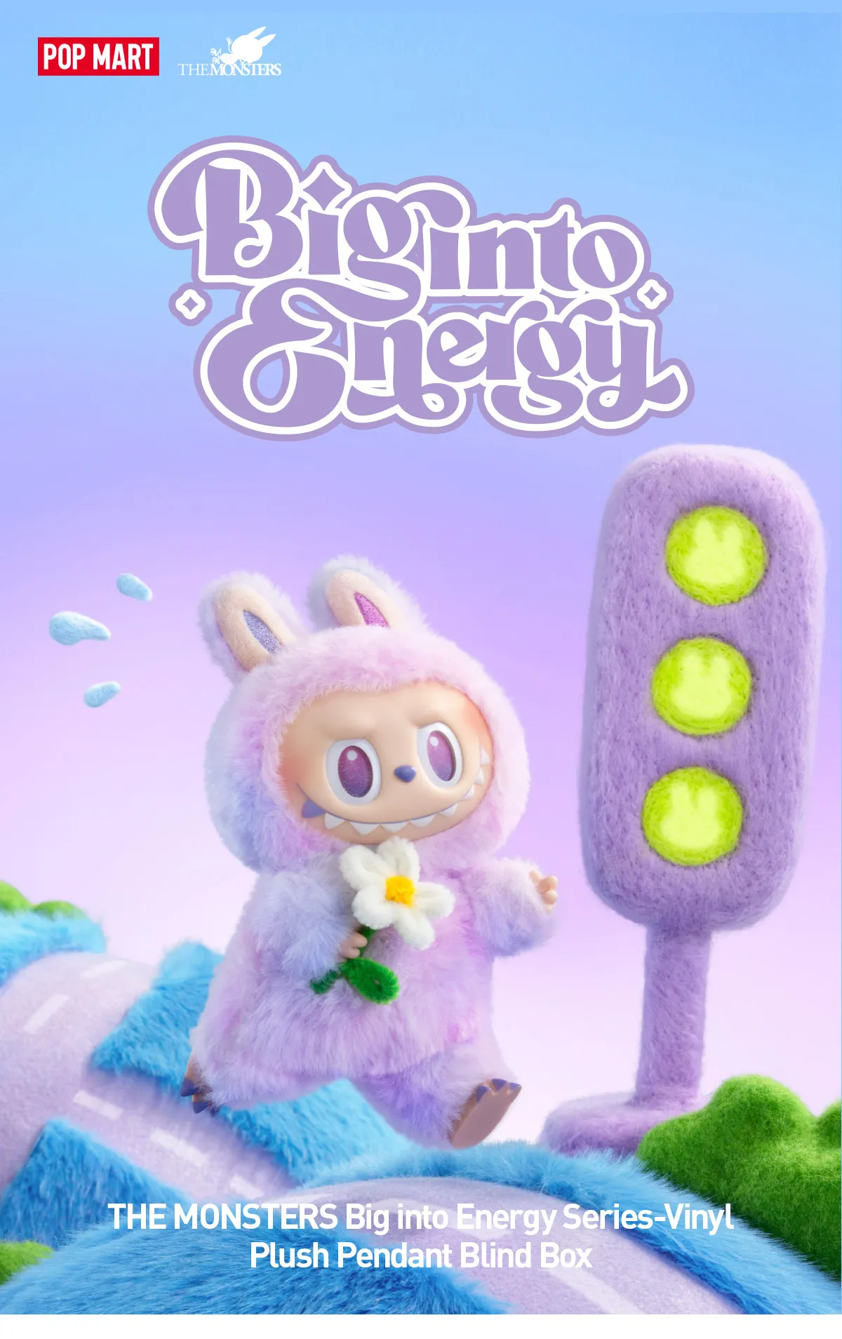 THE MONSTERS Big Into Energy Series Vinyl Plush Pendant Blind Box MART (United States)