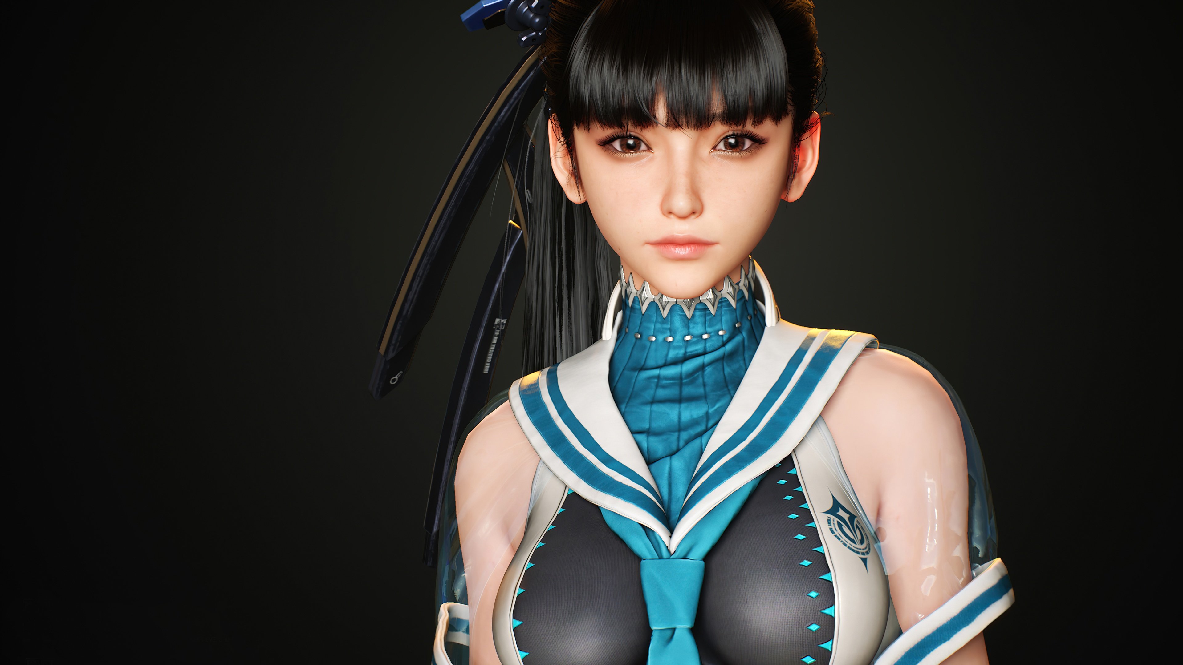 Character Eve from Stellar Blade Wallpaper 4k for Desktop