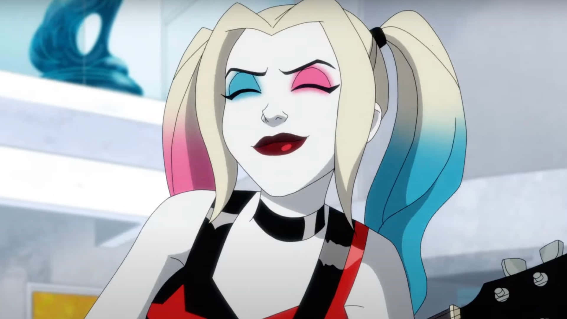 Download Harley Quinn and her crew in the animated series Wallpaper