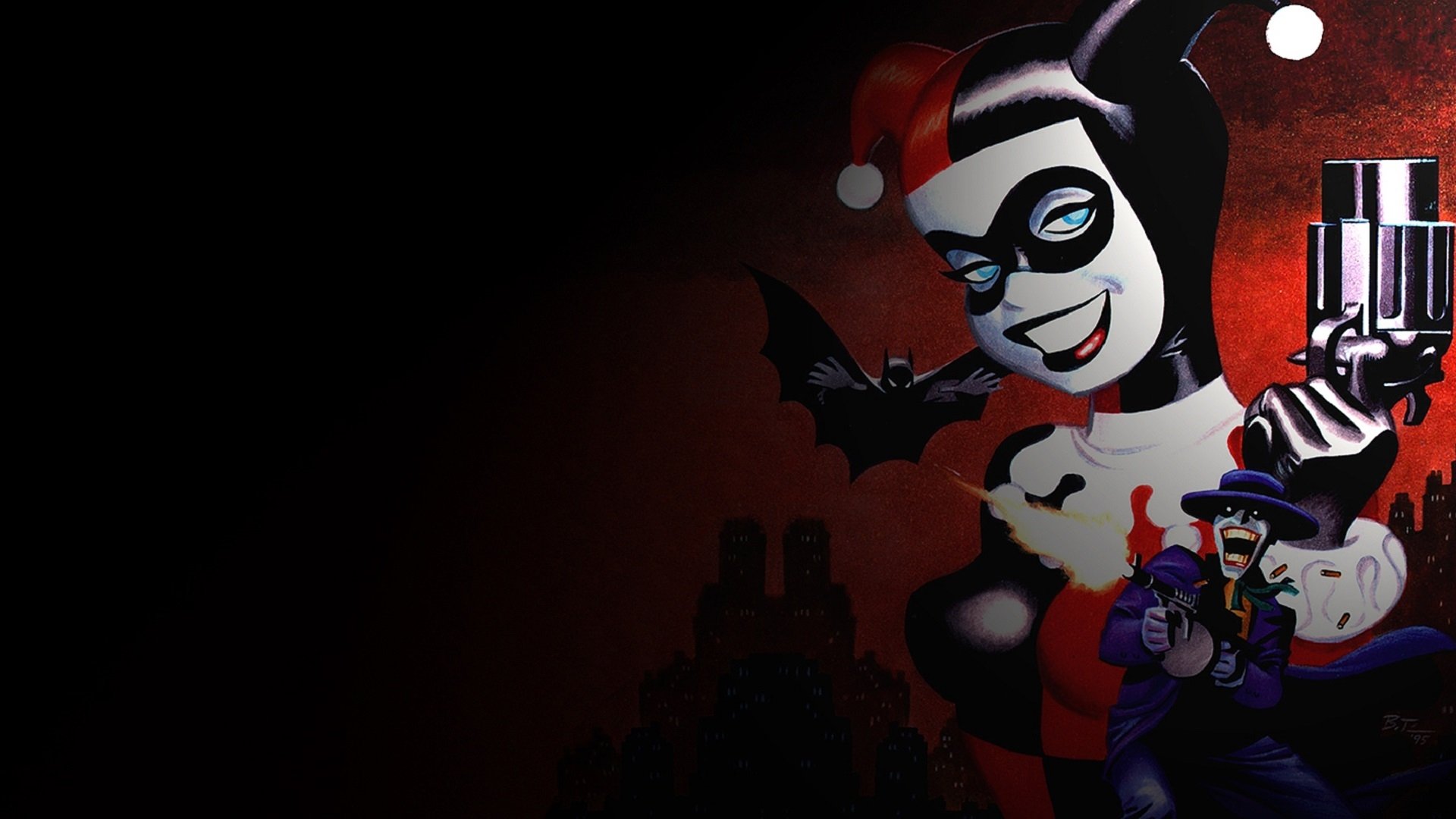 Batman Animated Series HD: Joker & Harley Quinn Wallpaper