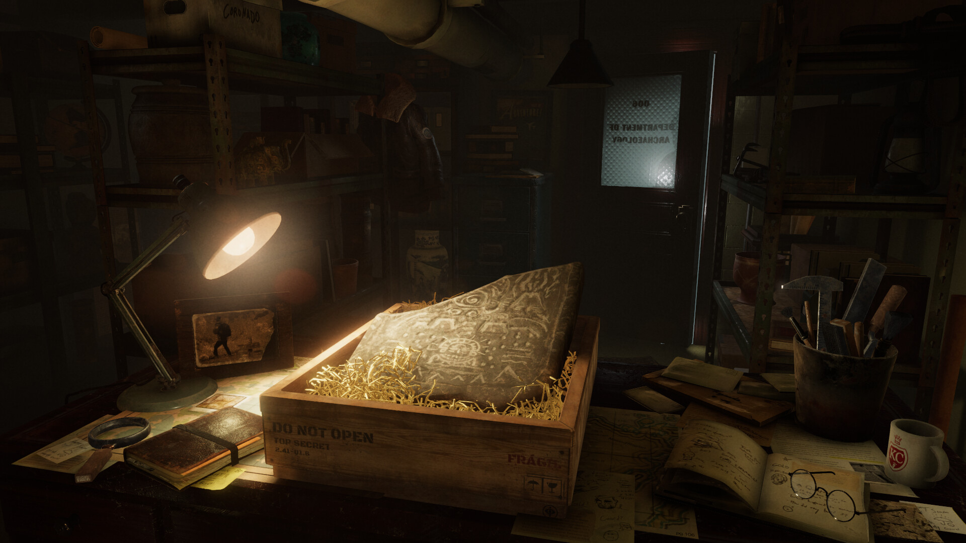 Kyle Conway of Adventure: Archaeologists' Office WIP