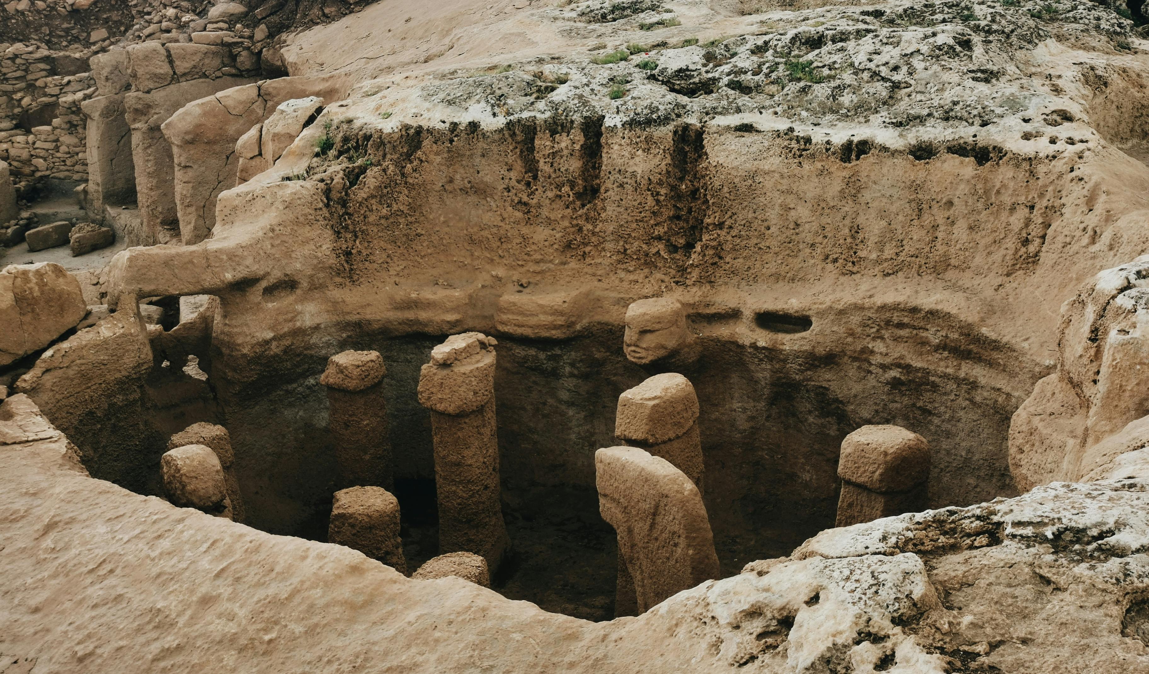 Photo of an Archerological Excavation in Karahan Tepe, Turkey · Free