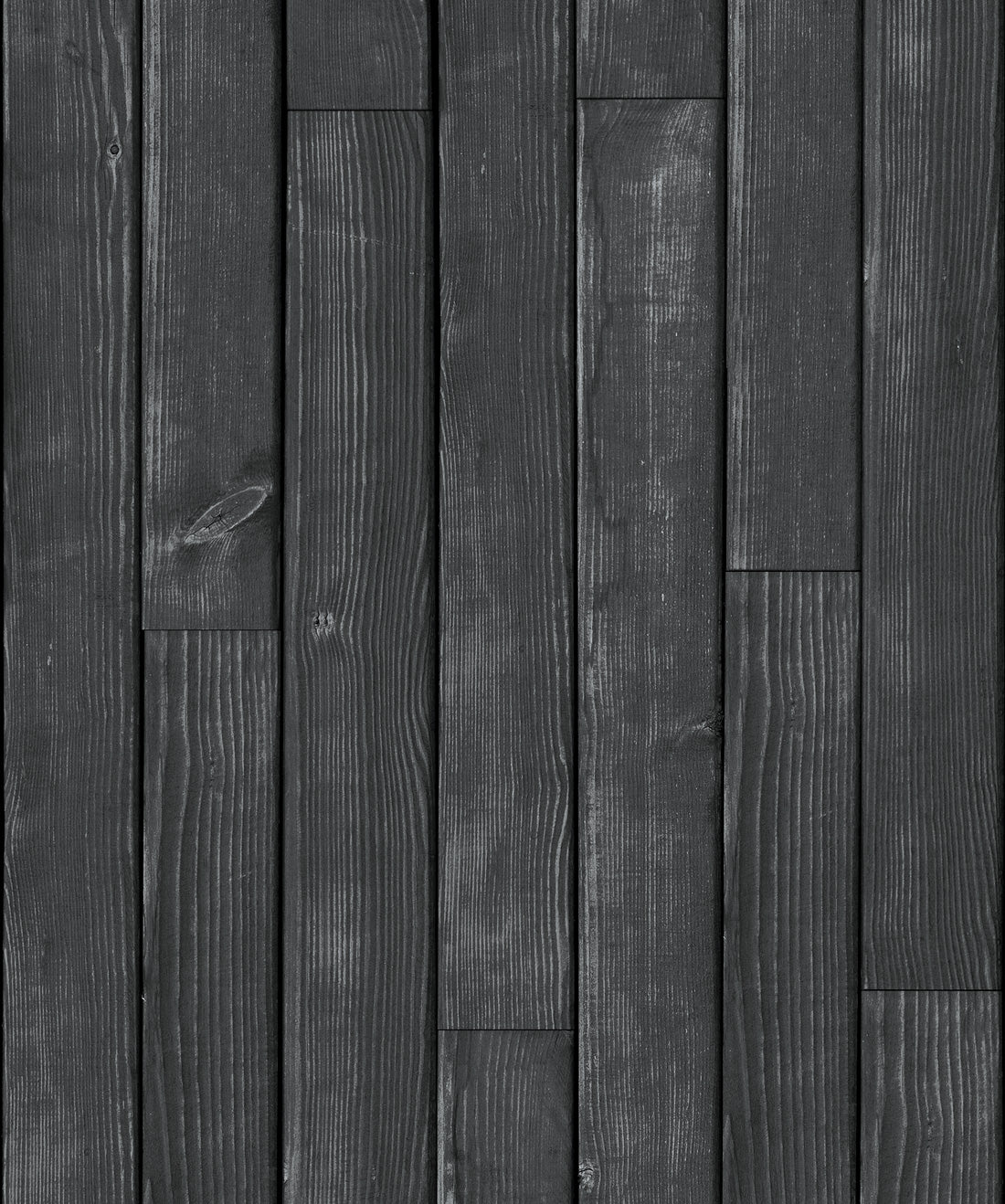 Black Wooden Boards Wallpaperéco & Co