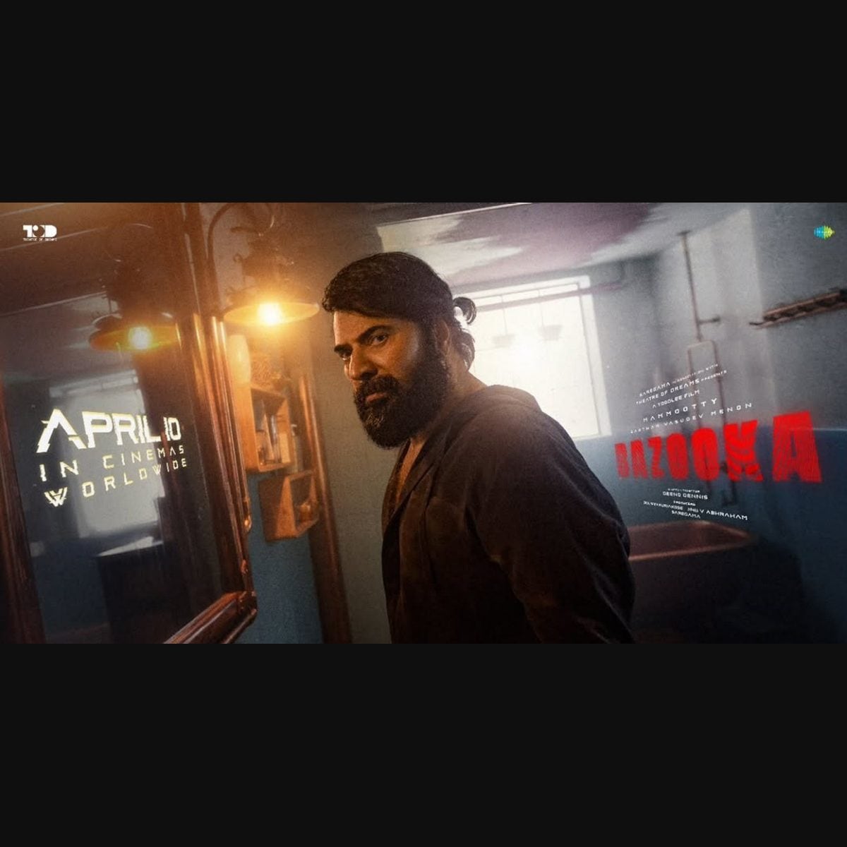 Mammootty unveils stylish look in latest 'Bazooka' poster ahead of release