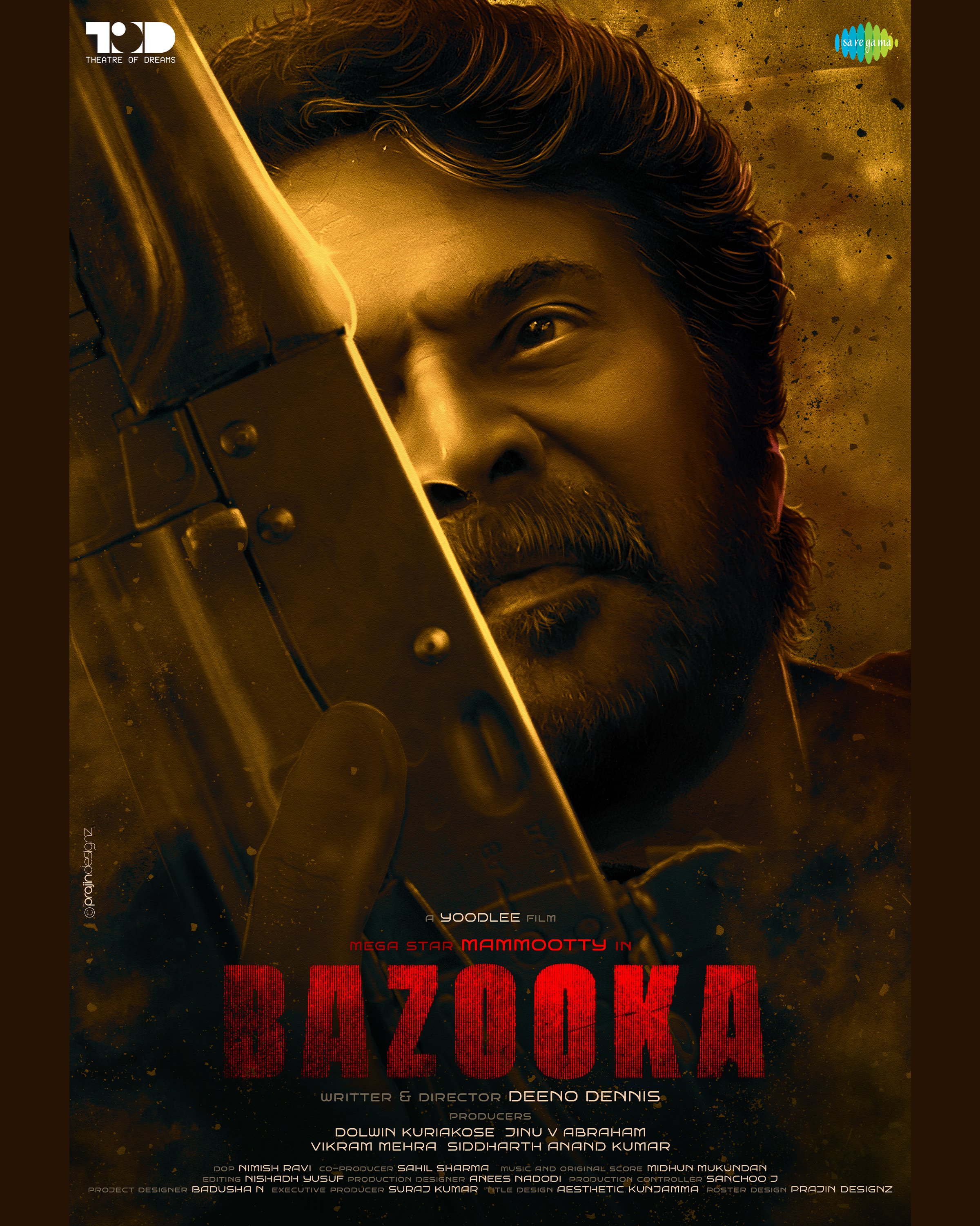 Mammootty Fans Club fiery fanmade of #Bazooka
