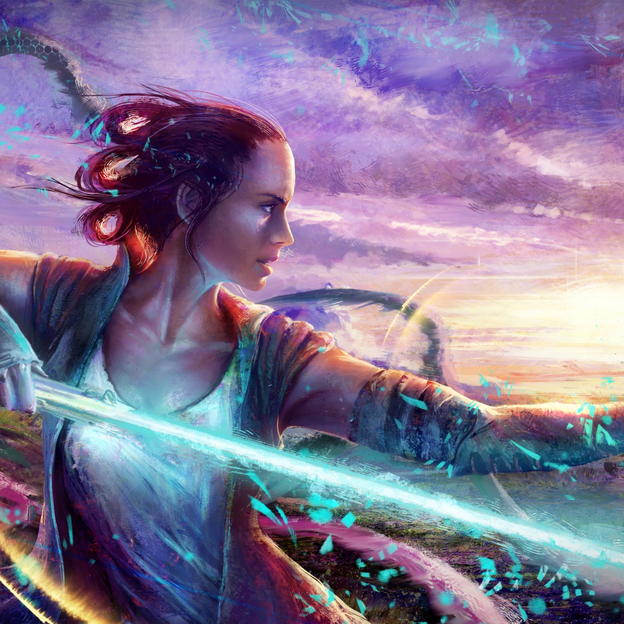 Rey Wallpaper 4K, Star Wars: The Force Awakens