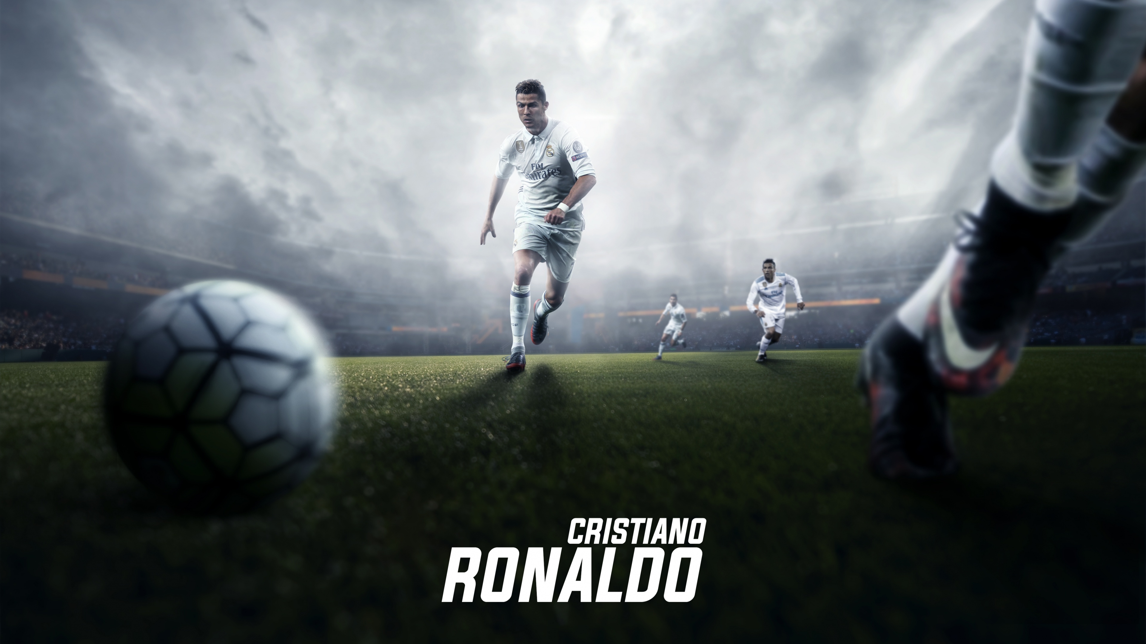 Cristiano Ronaldo Wallpaper 4K, Real Madrid CF, Soccer Player