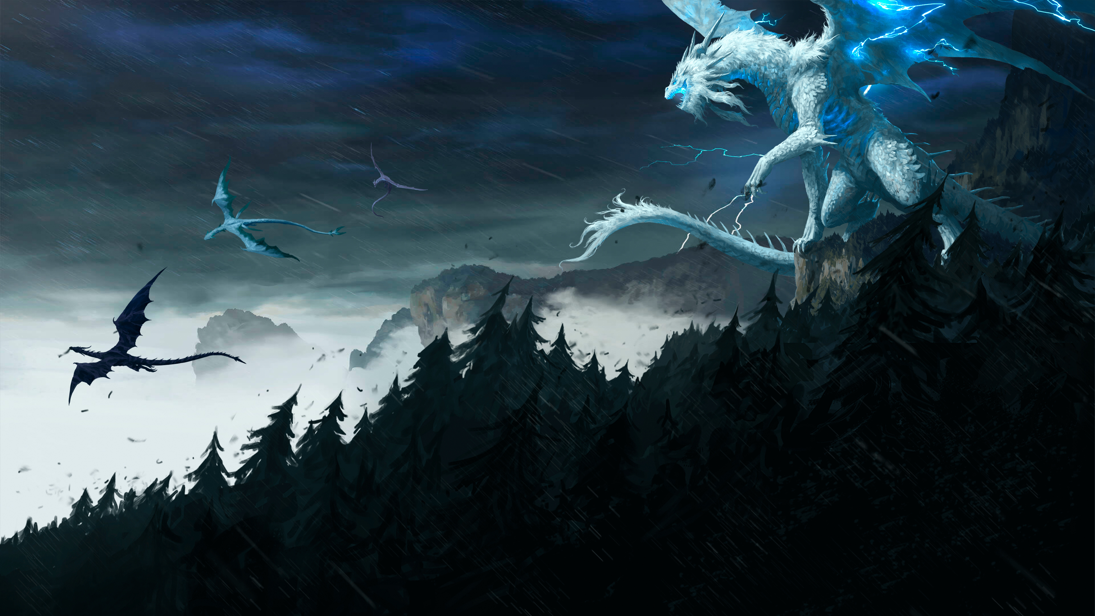 Dragon Wallpaper, HD 3840X2160 Dragon Background on WallpaperBat