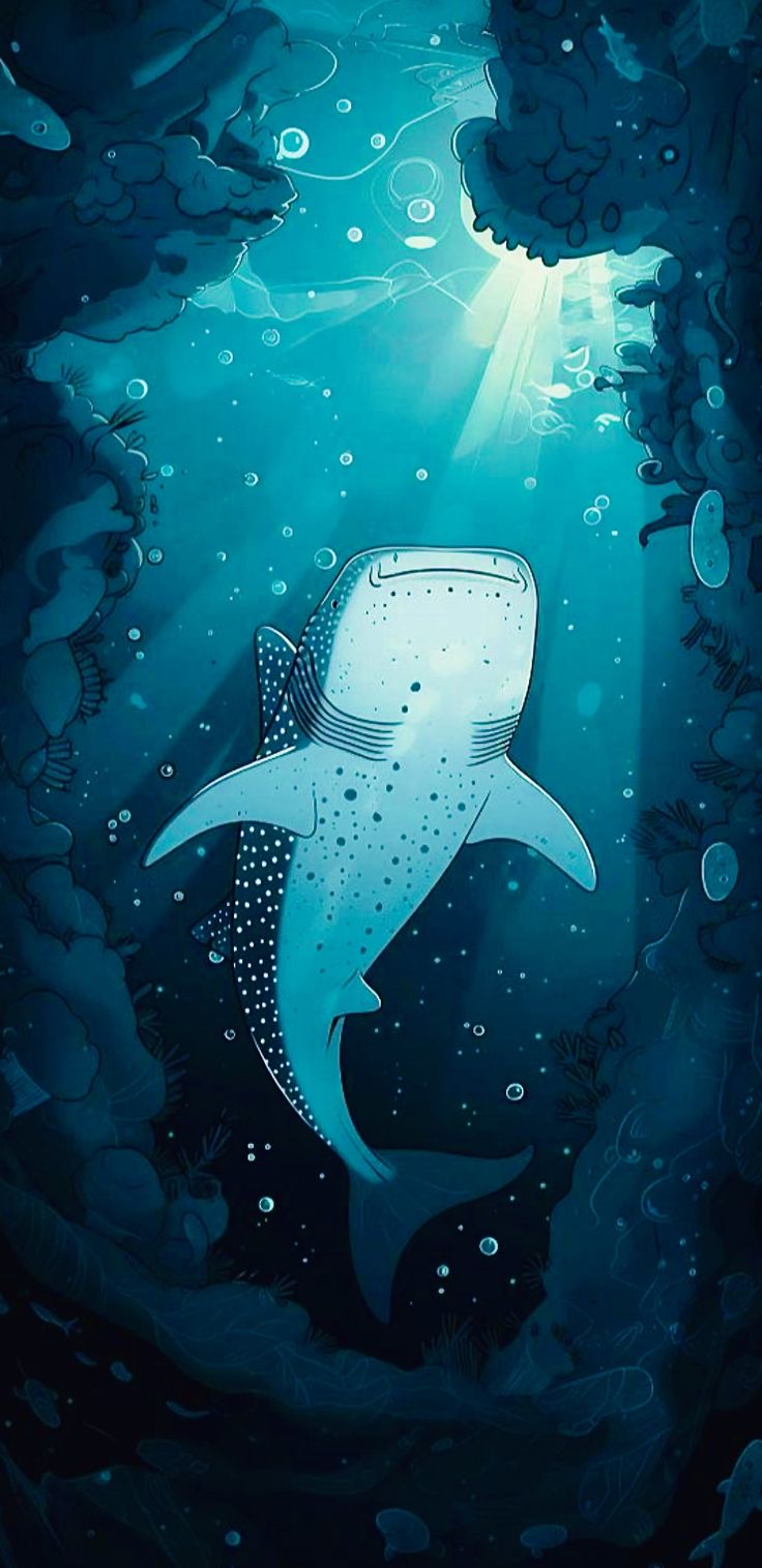 wallpaper. Wallpaper, Cute wallpaper background, Shark background