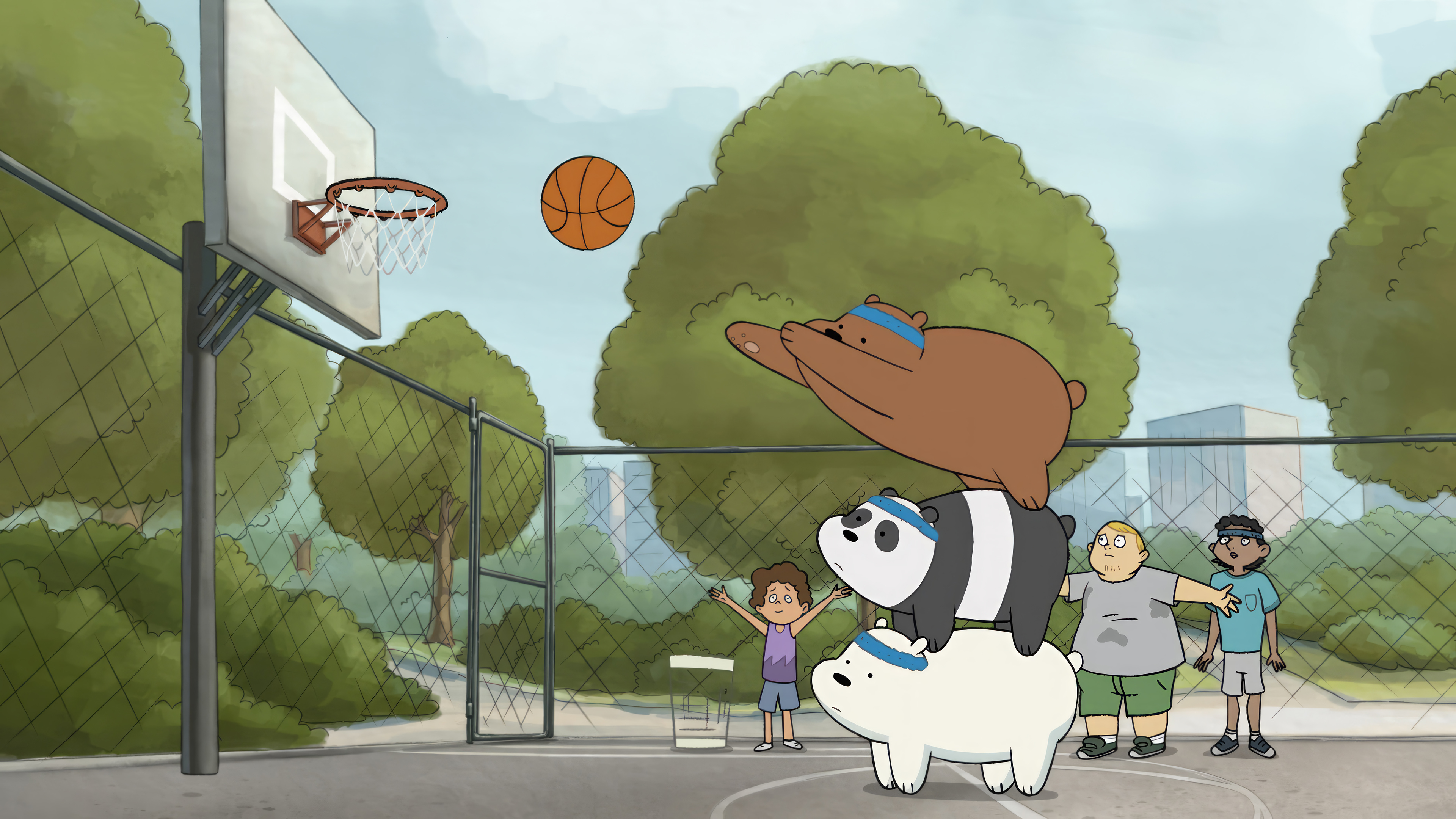 We Bare Bears Cartoon Tv Show 4K Wallpaper HD PC a