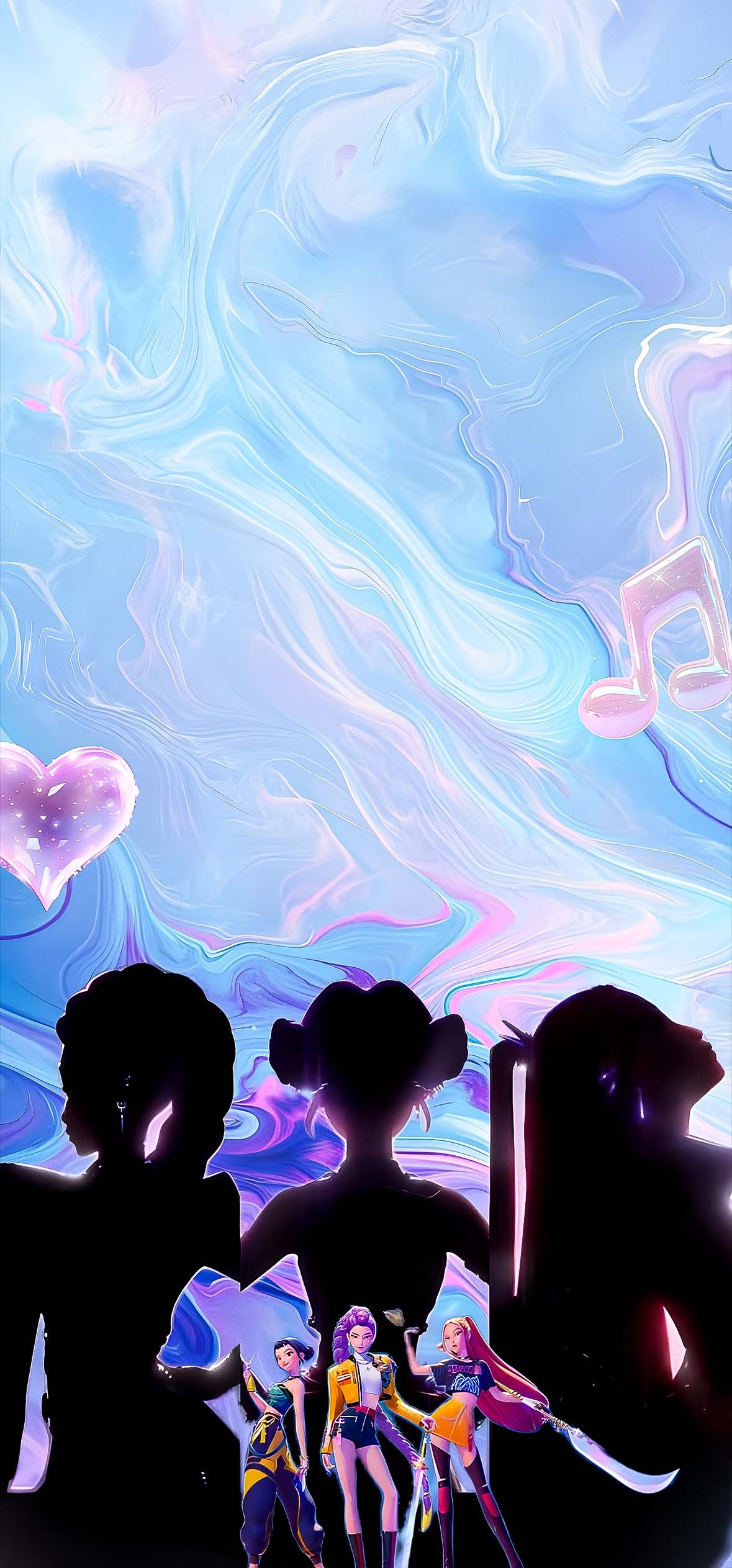 Kpop Demon Hunters Wallpaper 4k iPhone