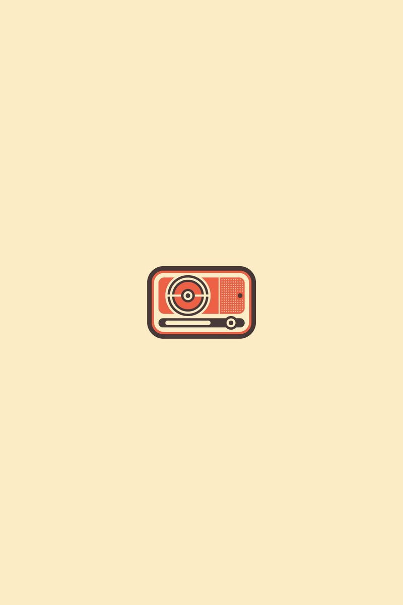 Download Wallpaper 800x1200 Radio, Image, Background, Vintage Iphone 4s 4 For Parallax HD Background