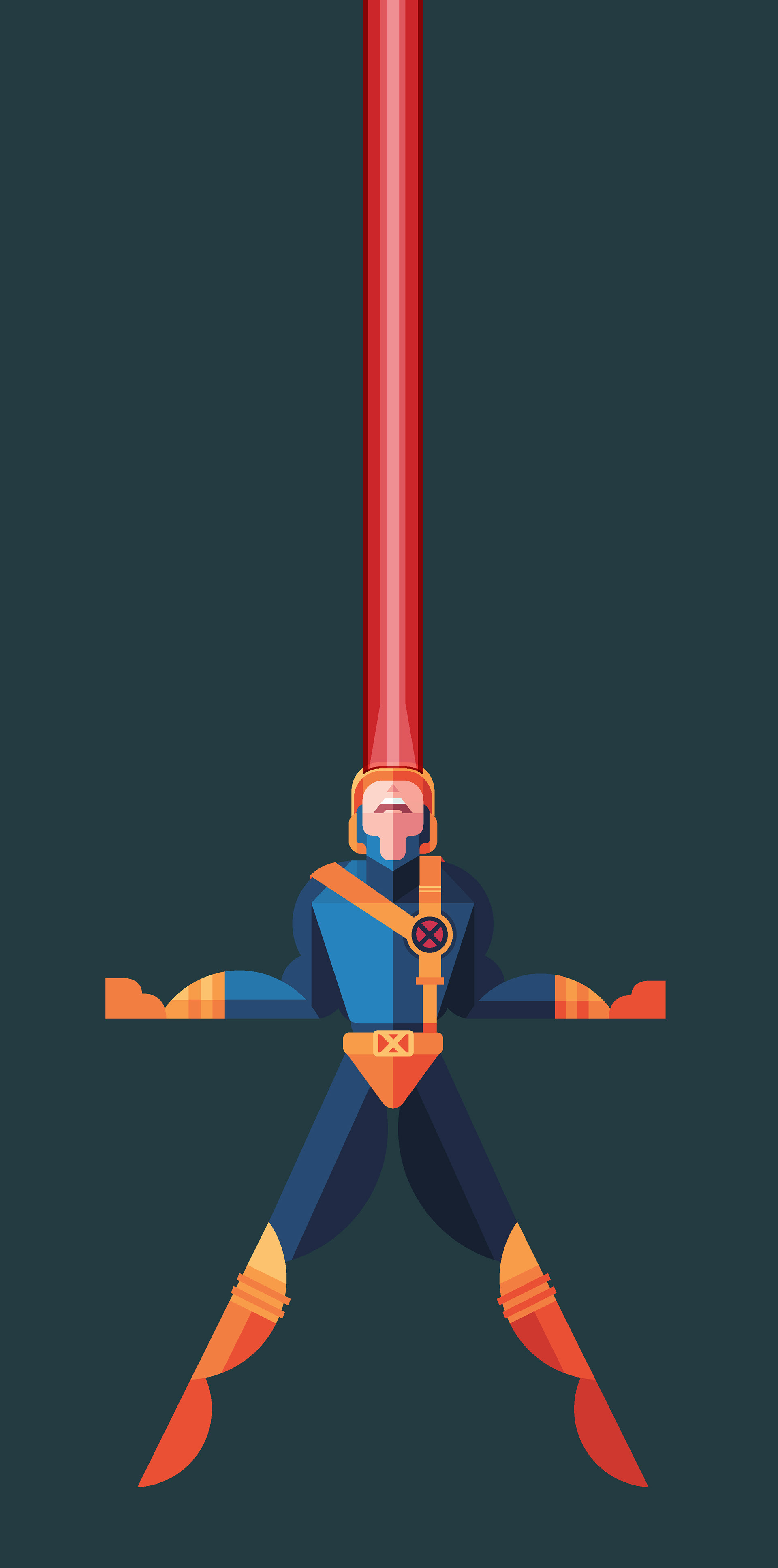 Cyclops (Scott Summers), X Men. Image - Behance