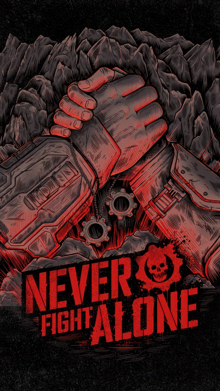 Gears of War Wallpaper 4K, Never Fight Alone